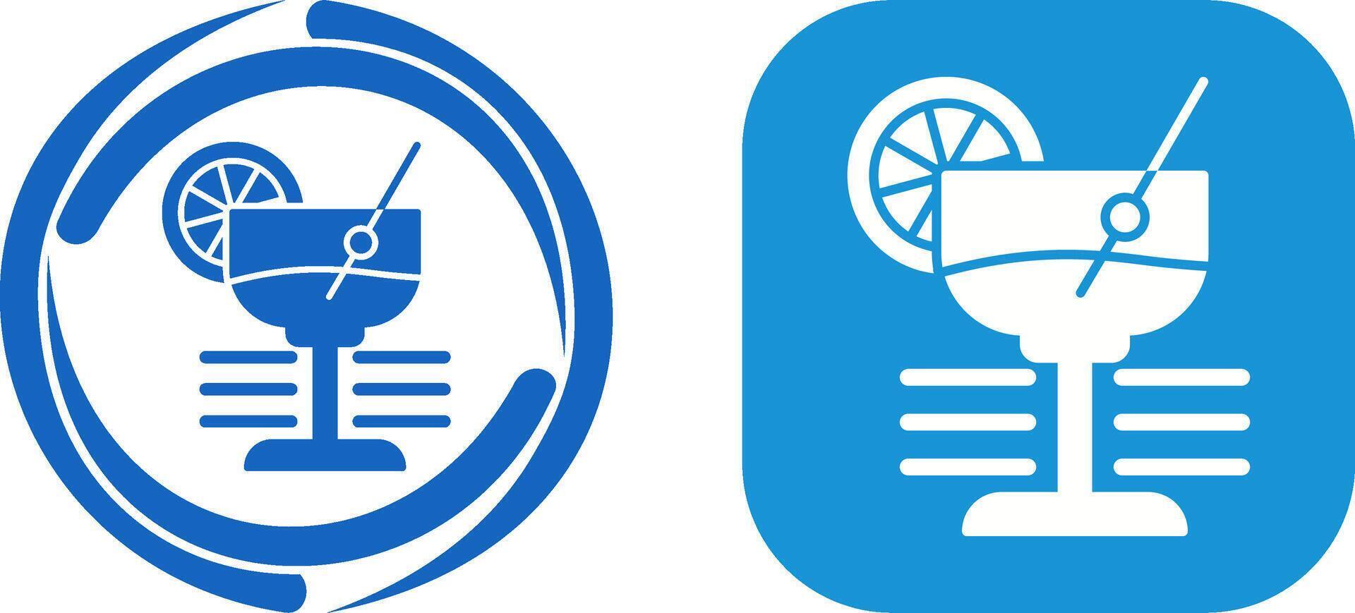 Martini Icon Design vector