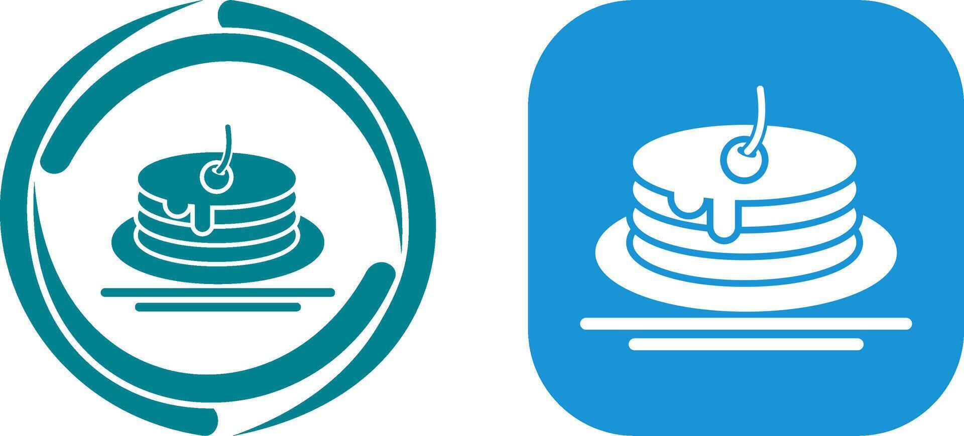 Pancake Icon Design vector