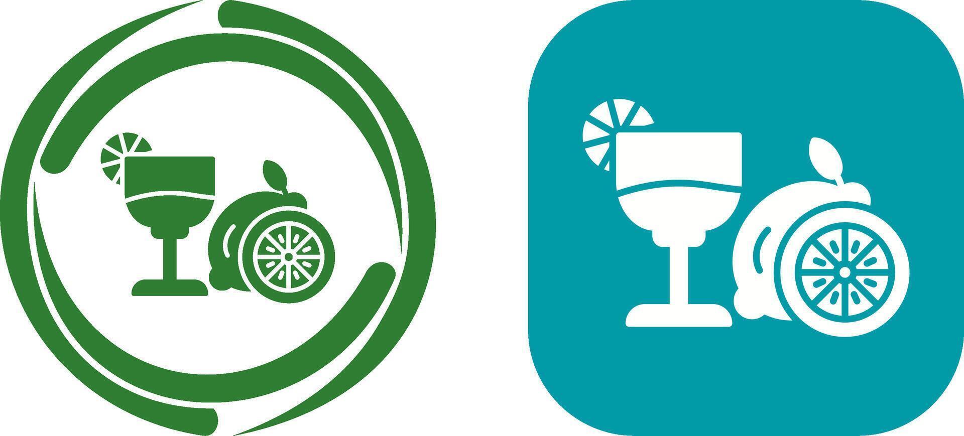 Lime Juice Icon Design vector
