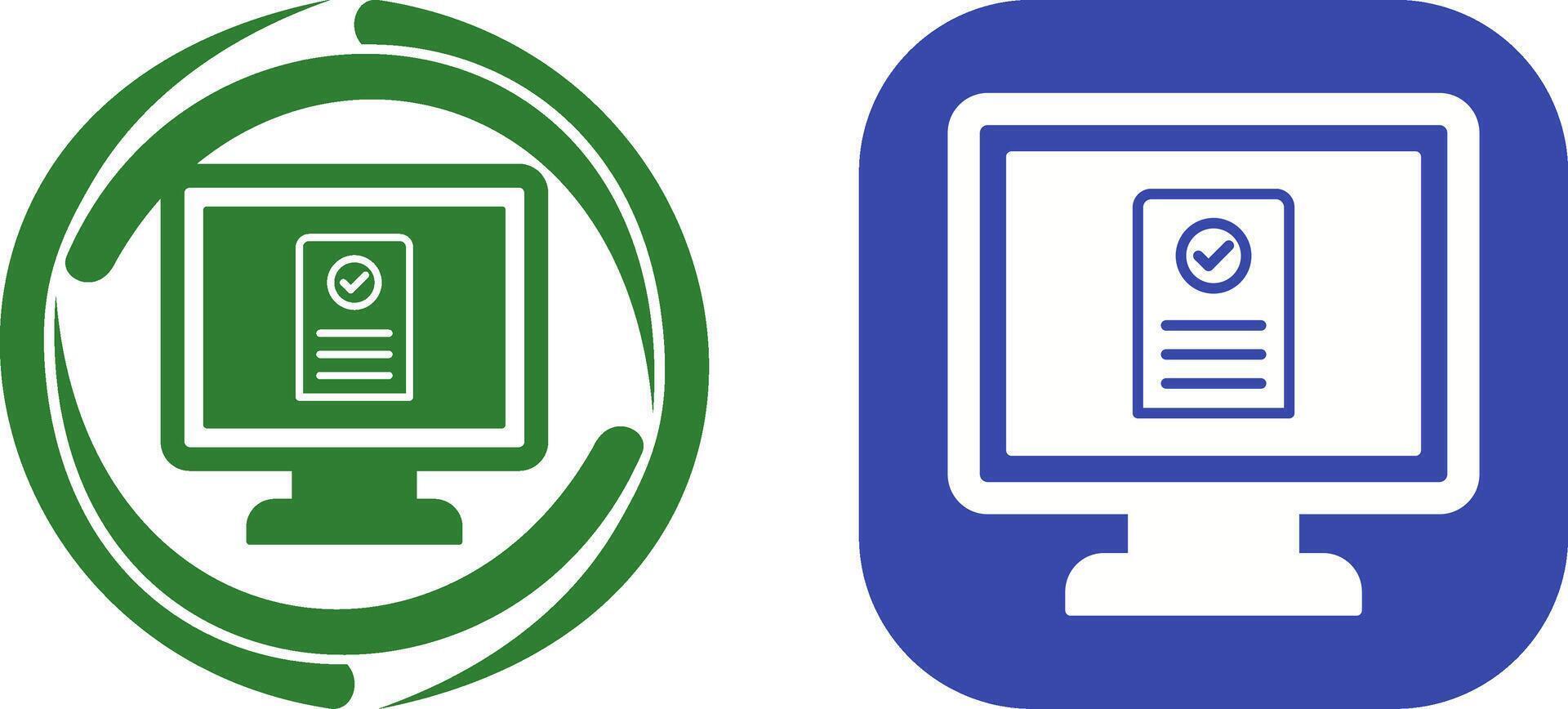 Online appointment Icon Design vector