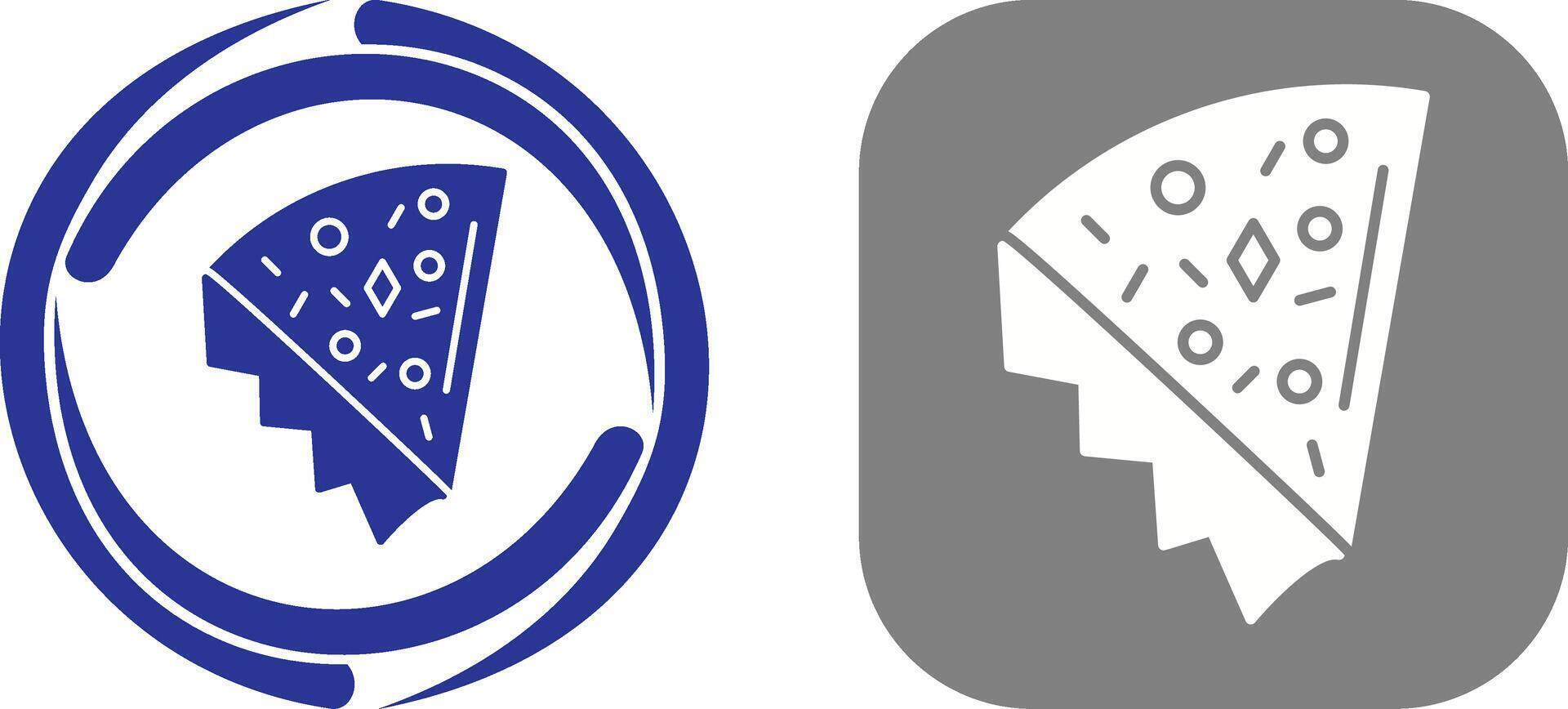 Pizza Slice Icon Design vector