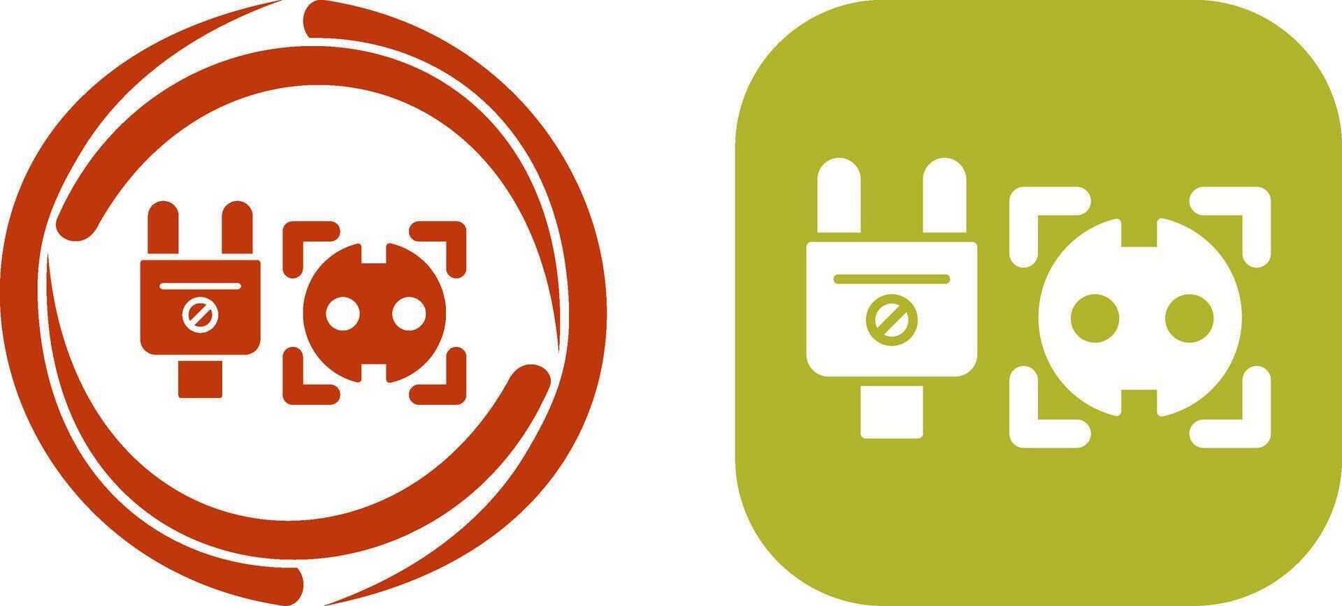 Socket Icon Design vector