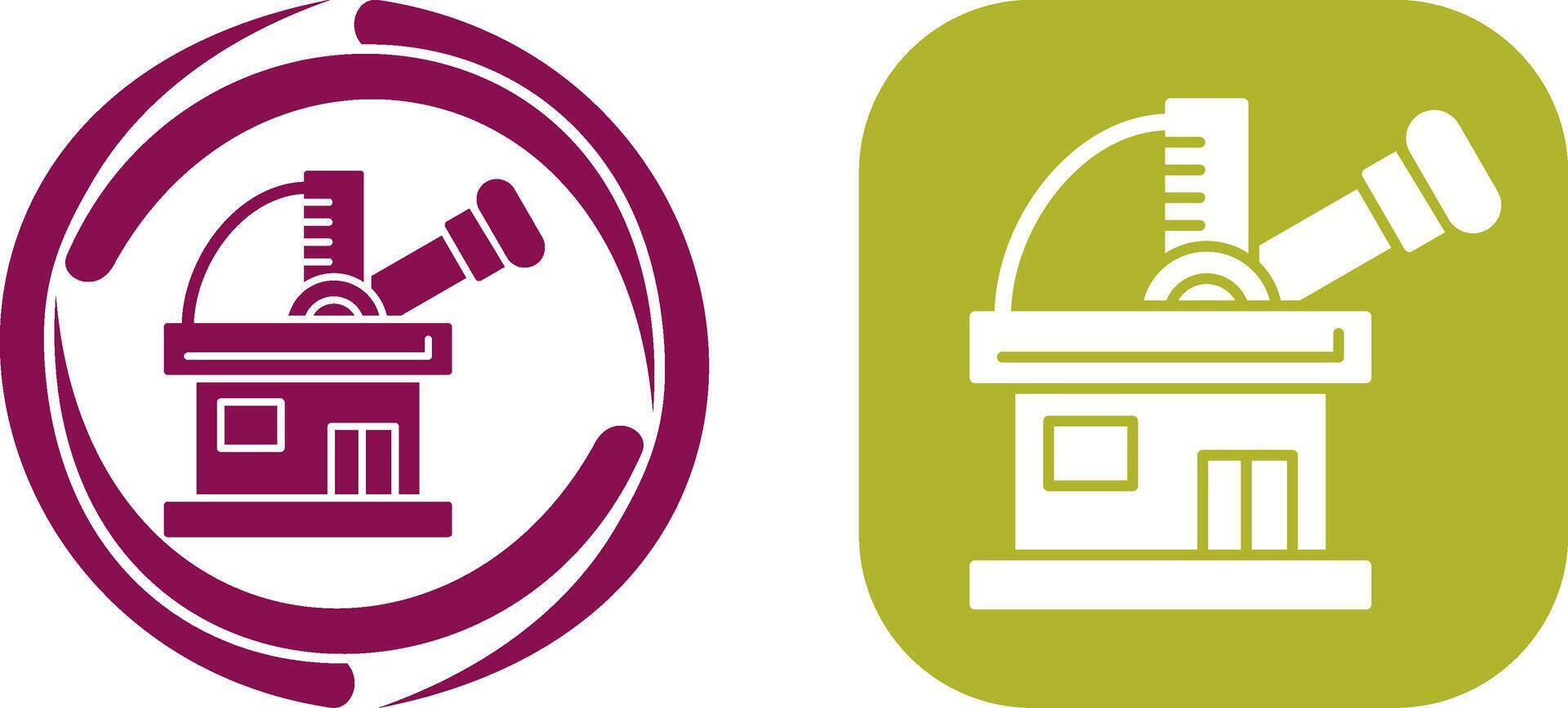 Observatory Icon Design vector