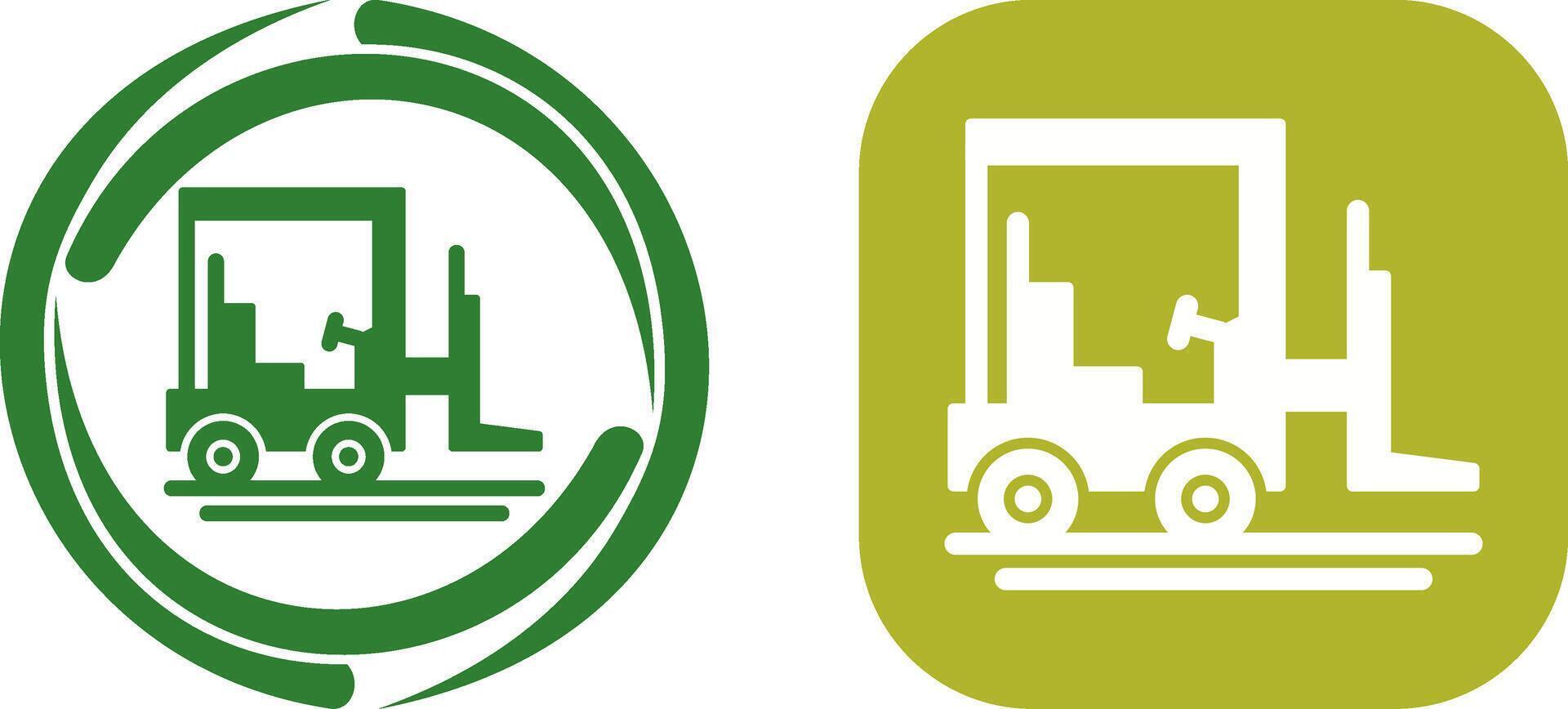 Forklift Icon Design vector