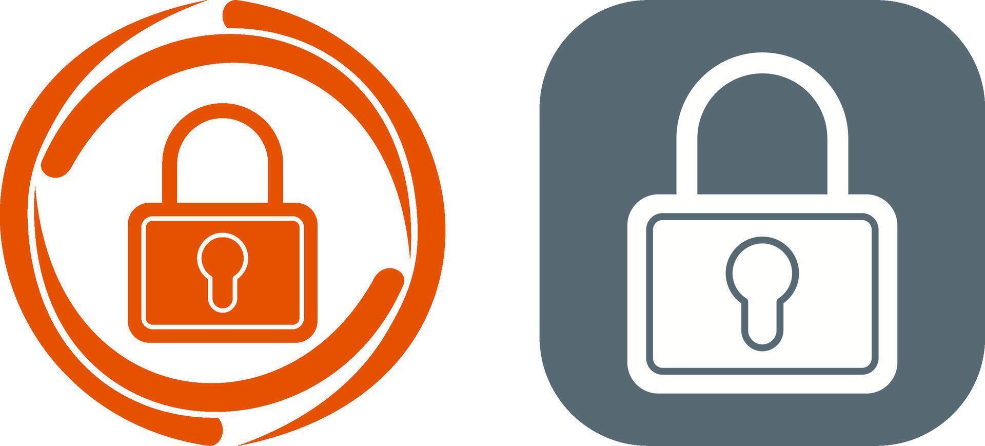 Lock Icon Design vector