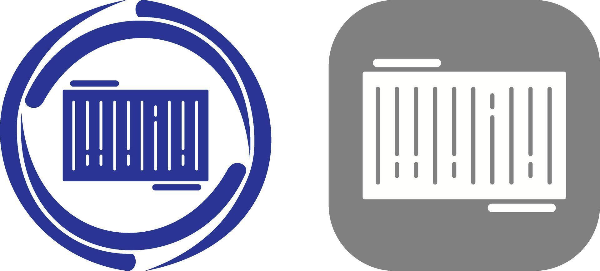 Barcode Icon Design vector