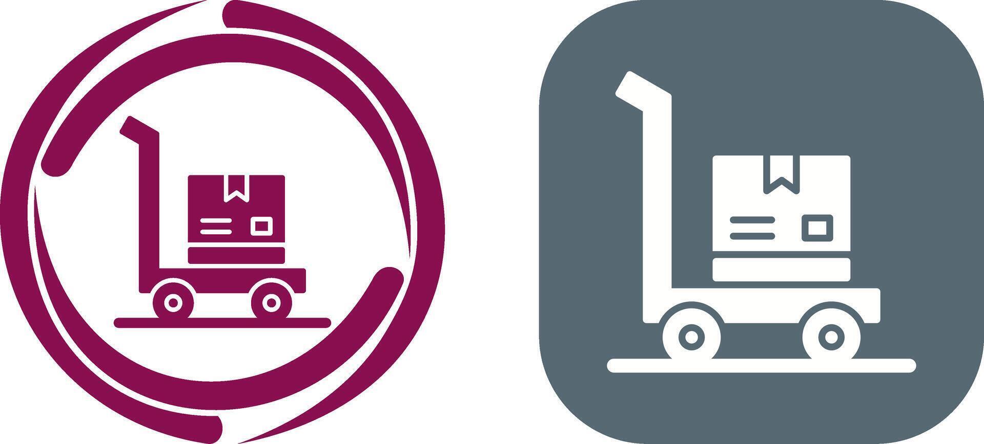 Trolly Icon Design vector