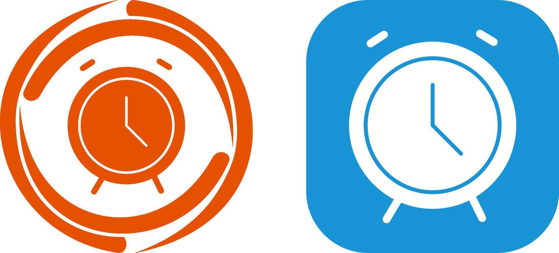 Alarm Clock Icon Design vector