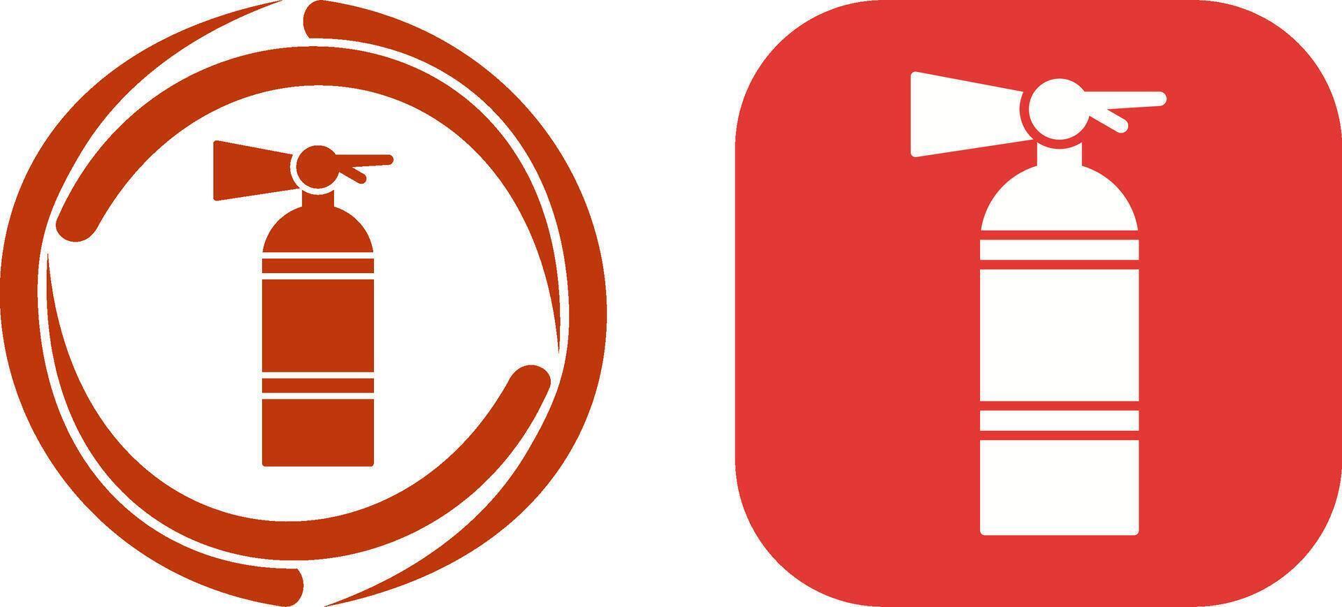 Fire Extinguisher Icon Design vector