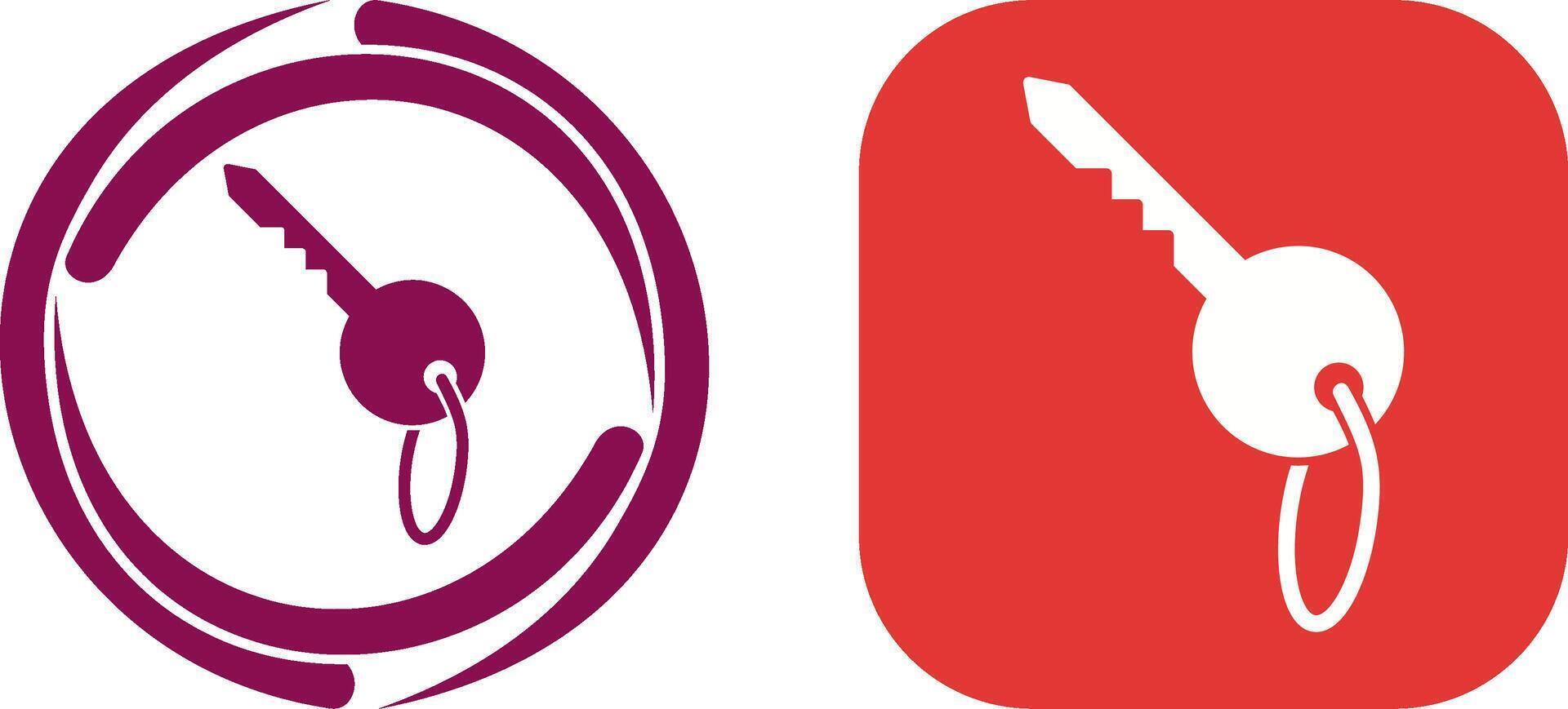 Key Icon Design vector