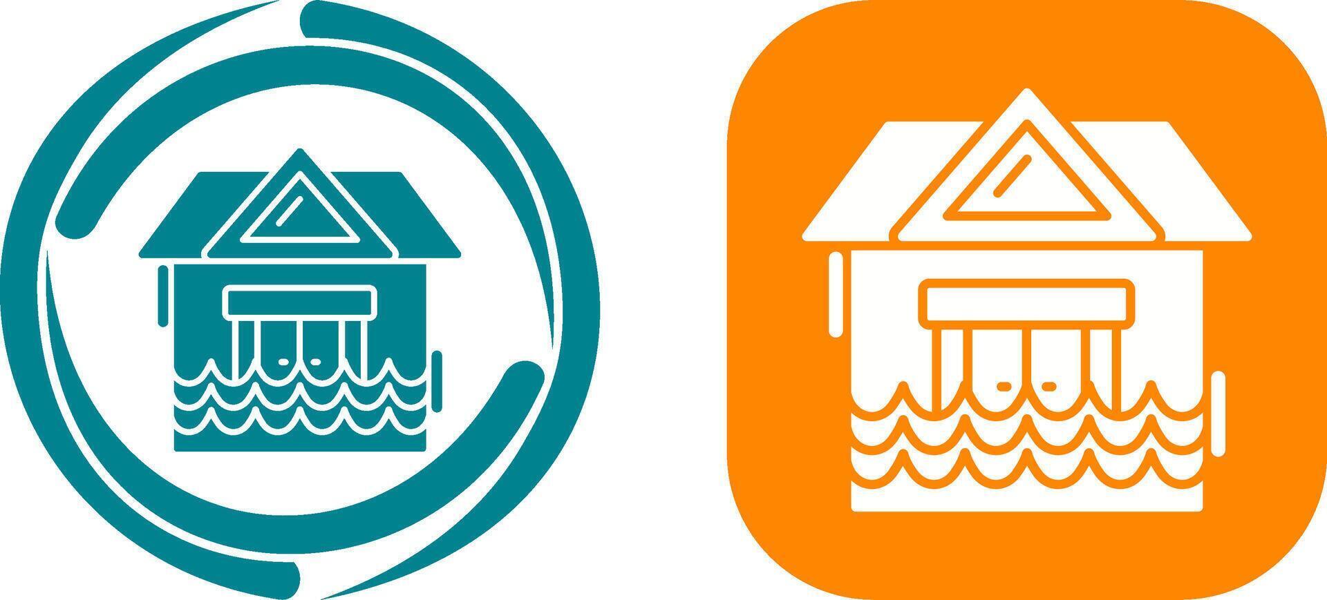 Natural Disaster Icon Design vector
