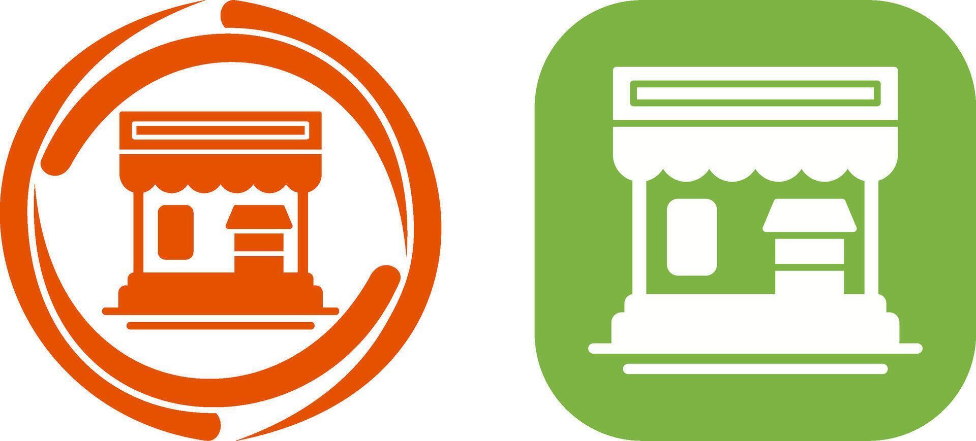shop Icon Design vector