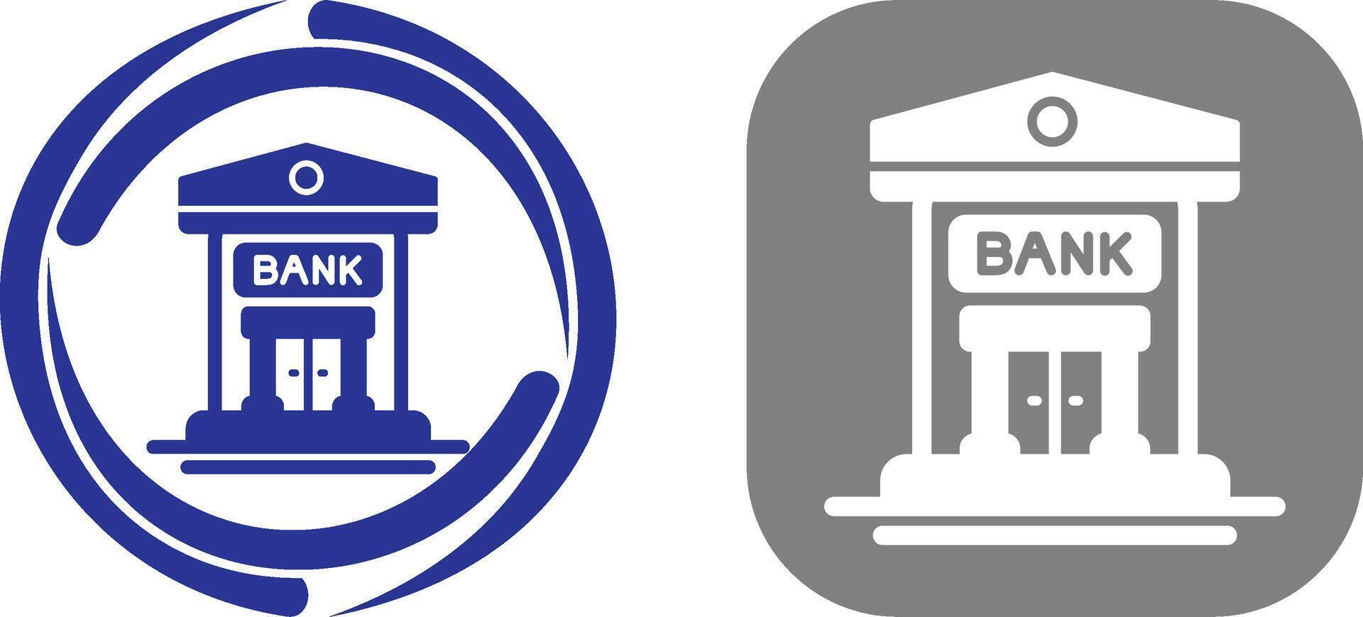 diseño de icono de banco vector