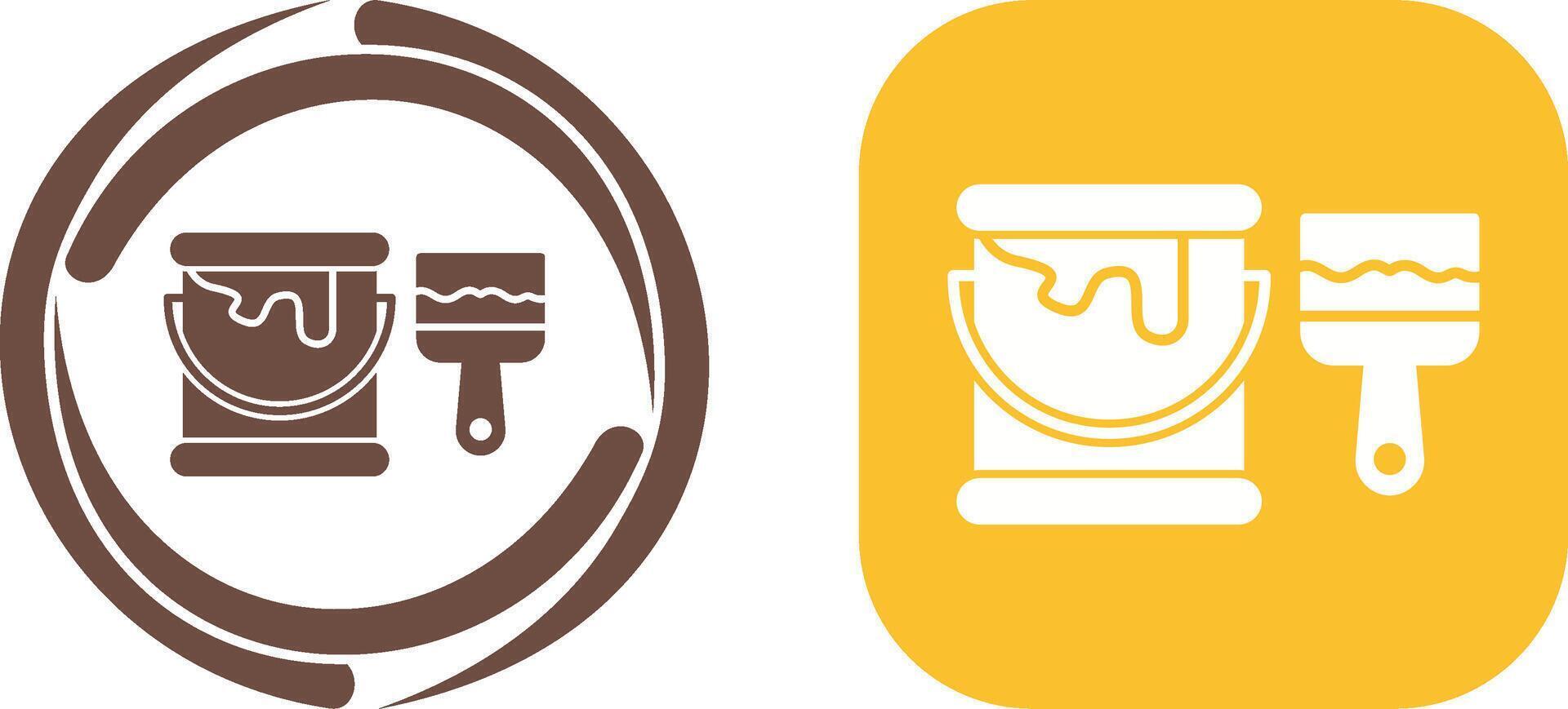 Paint Brush Icon Design vector
