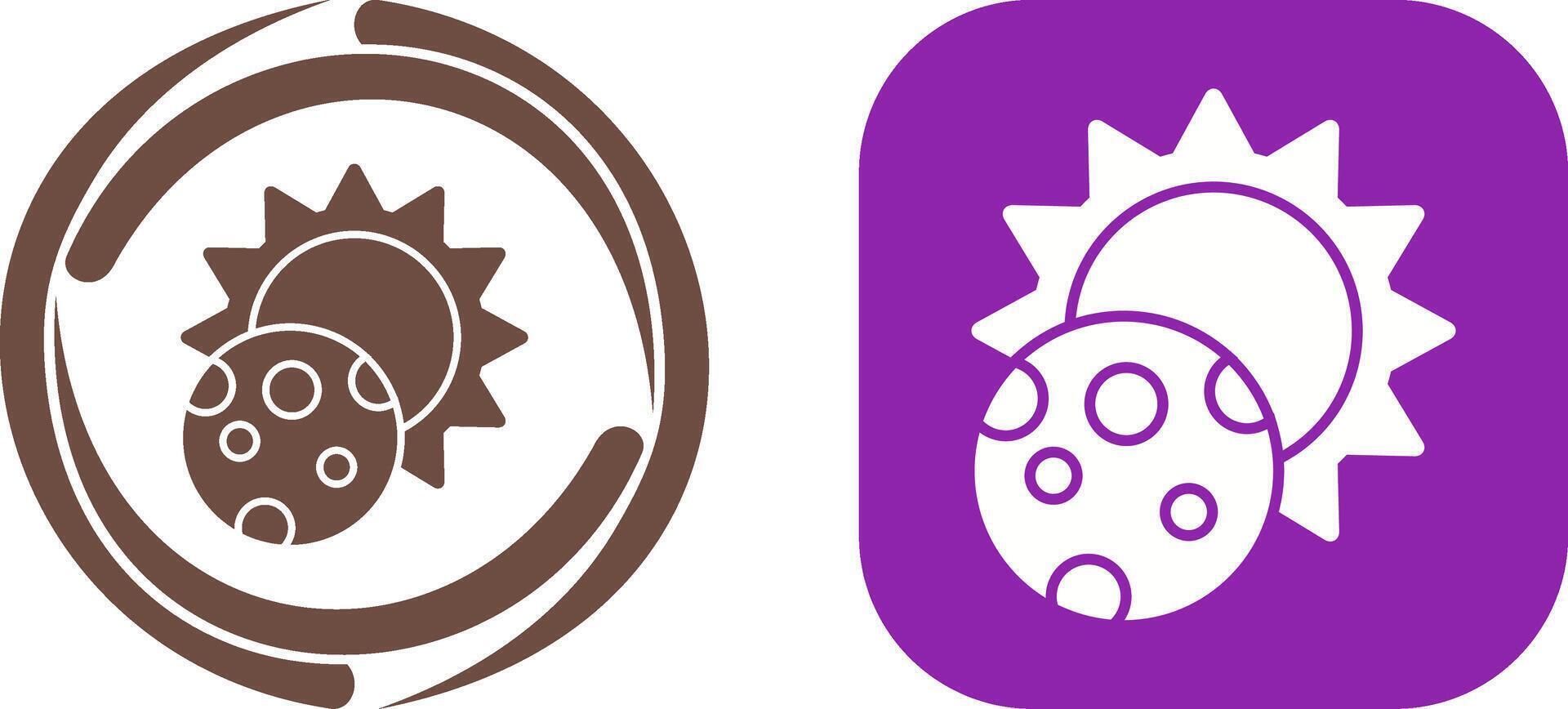 Eclipse Icon Design vector