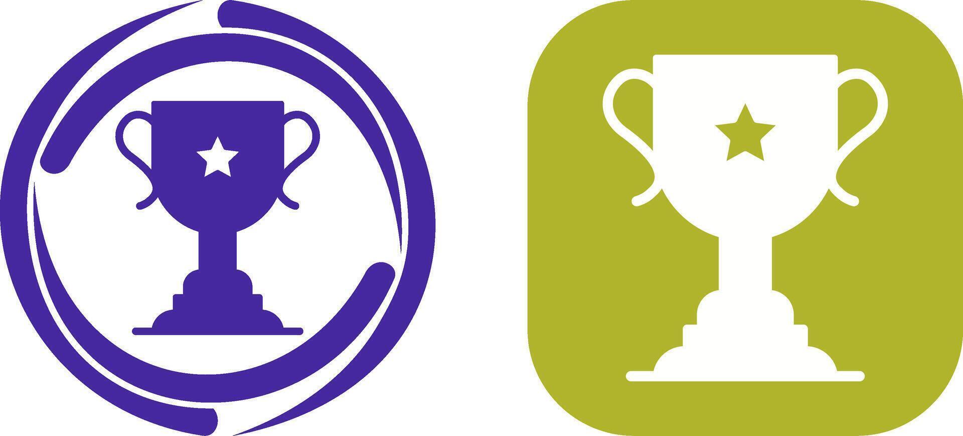 Trophy Icon Design vector