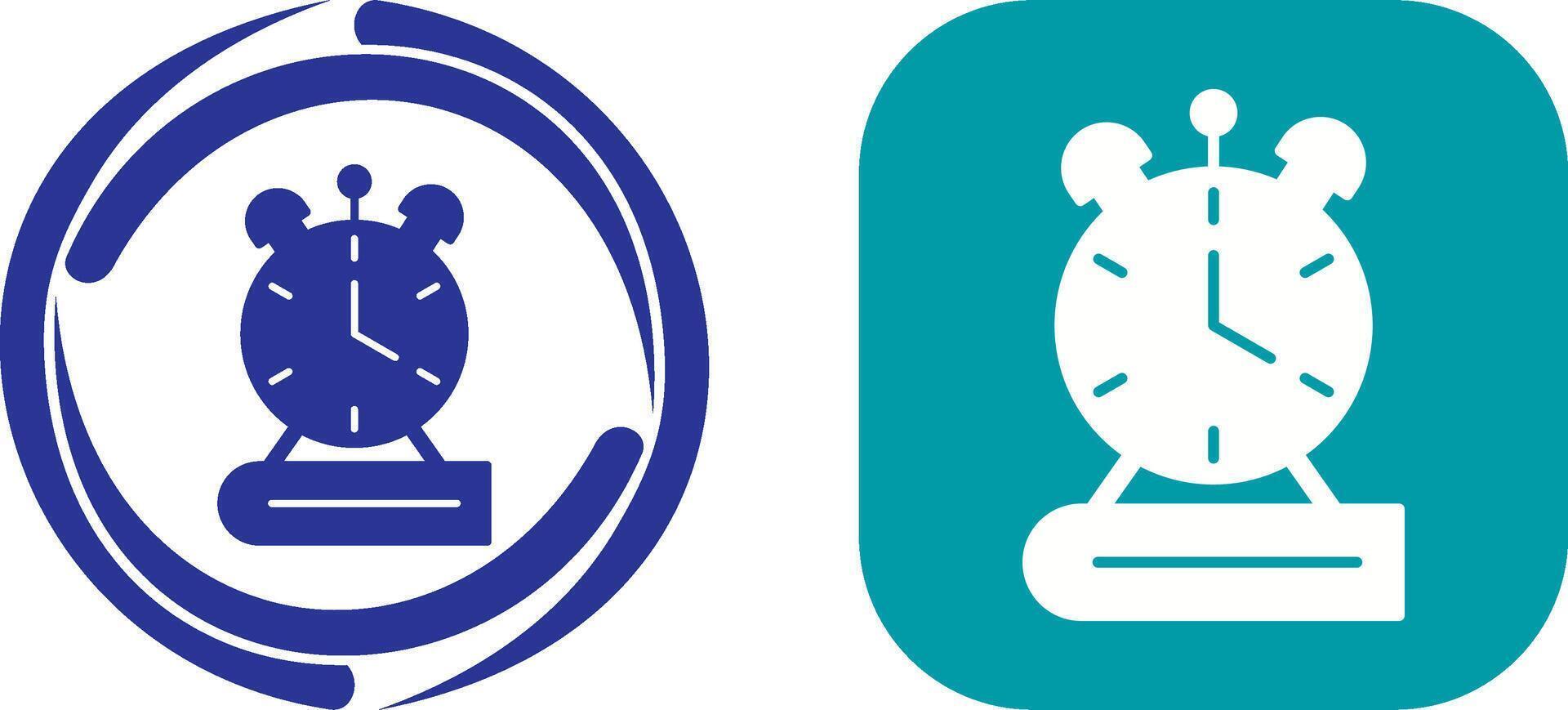 Alarm Clock Icon Design vector