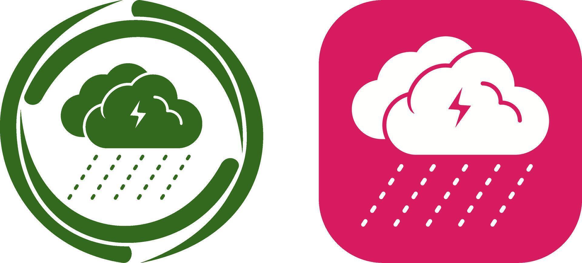 Rainy Day Icon Design vector