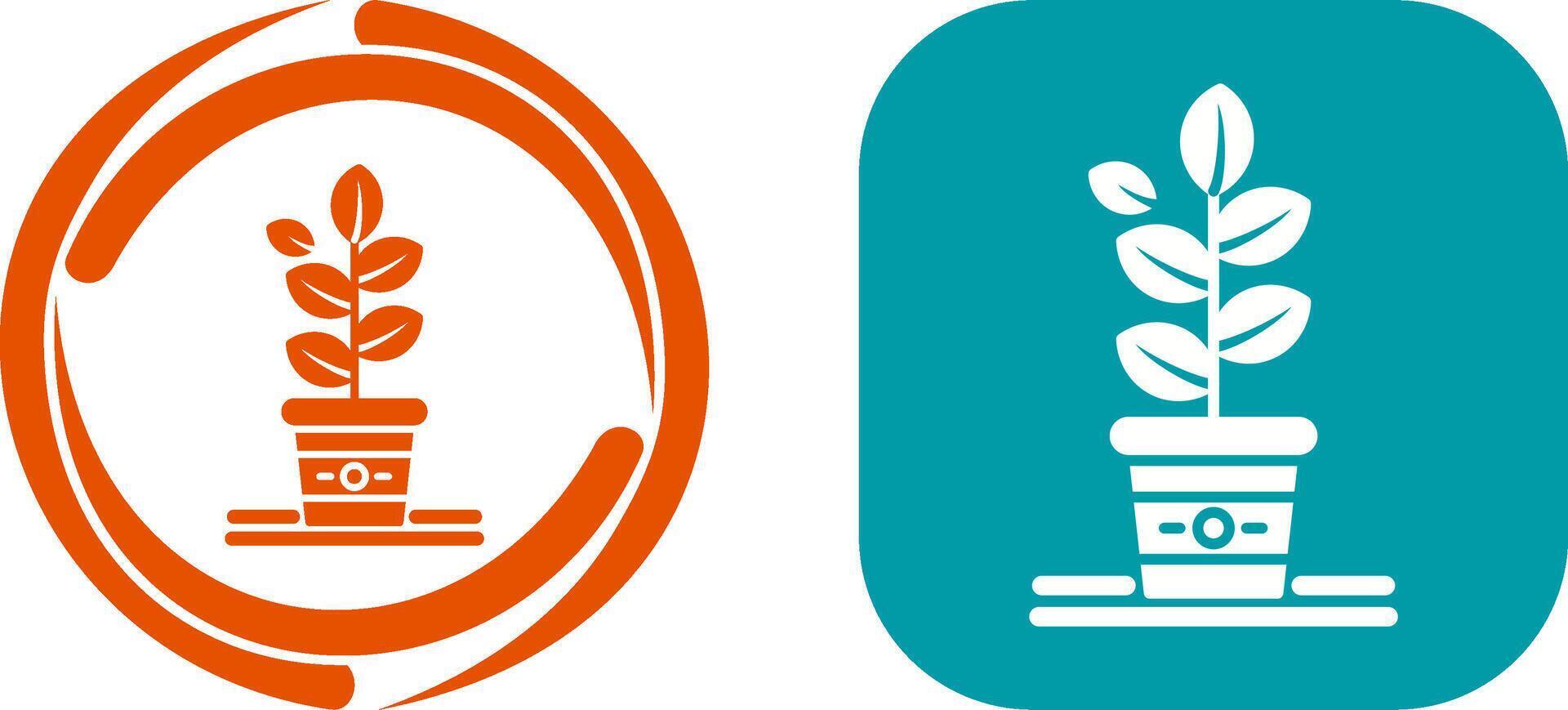 Planting Icon Design vector