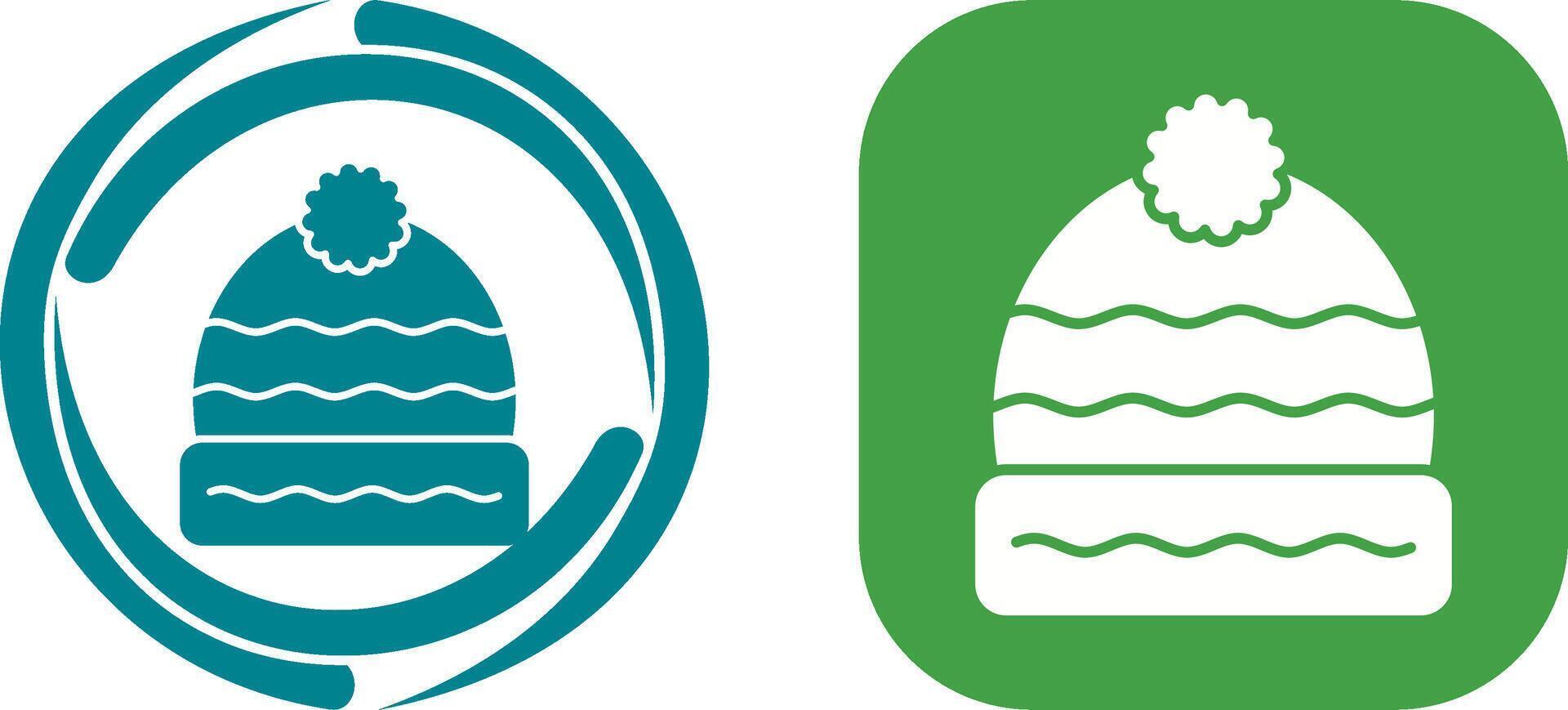 Winter Hat Icon Design vector