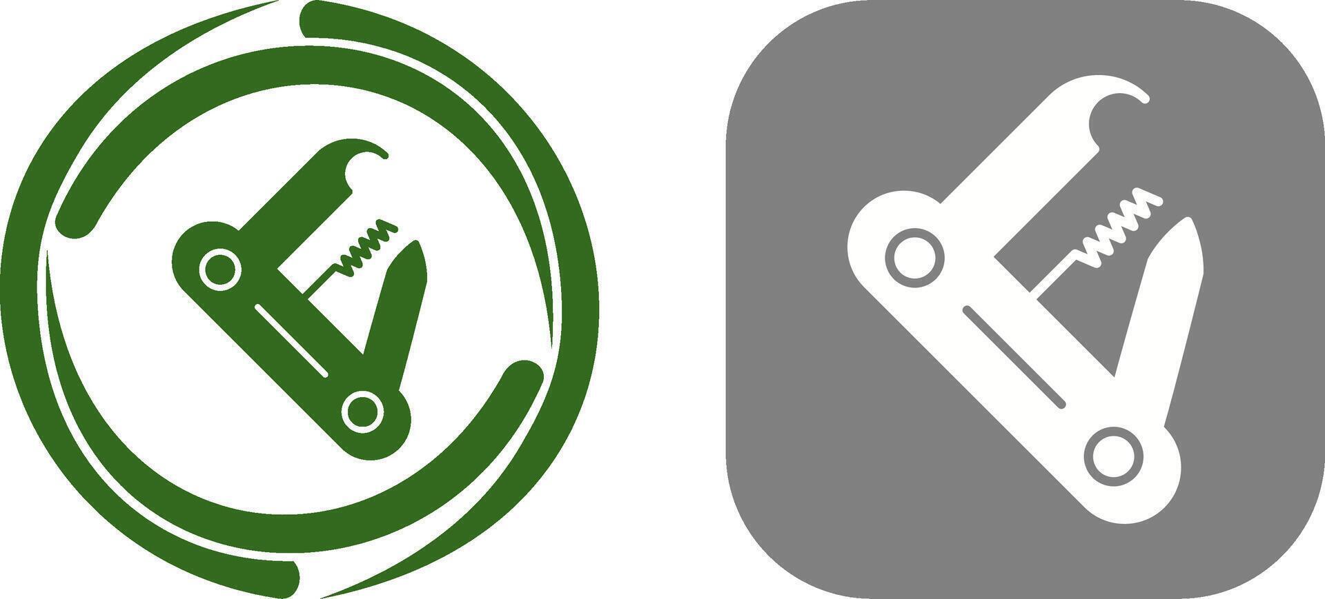 Swiss Army Knife Icon Design vector
