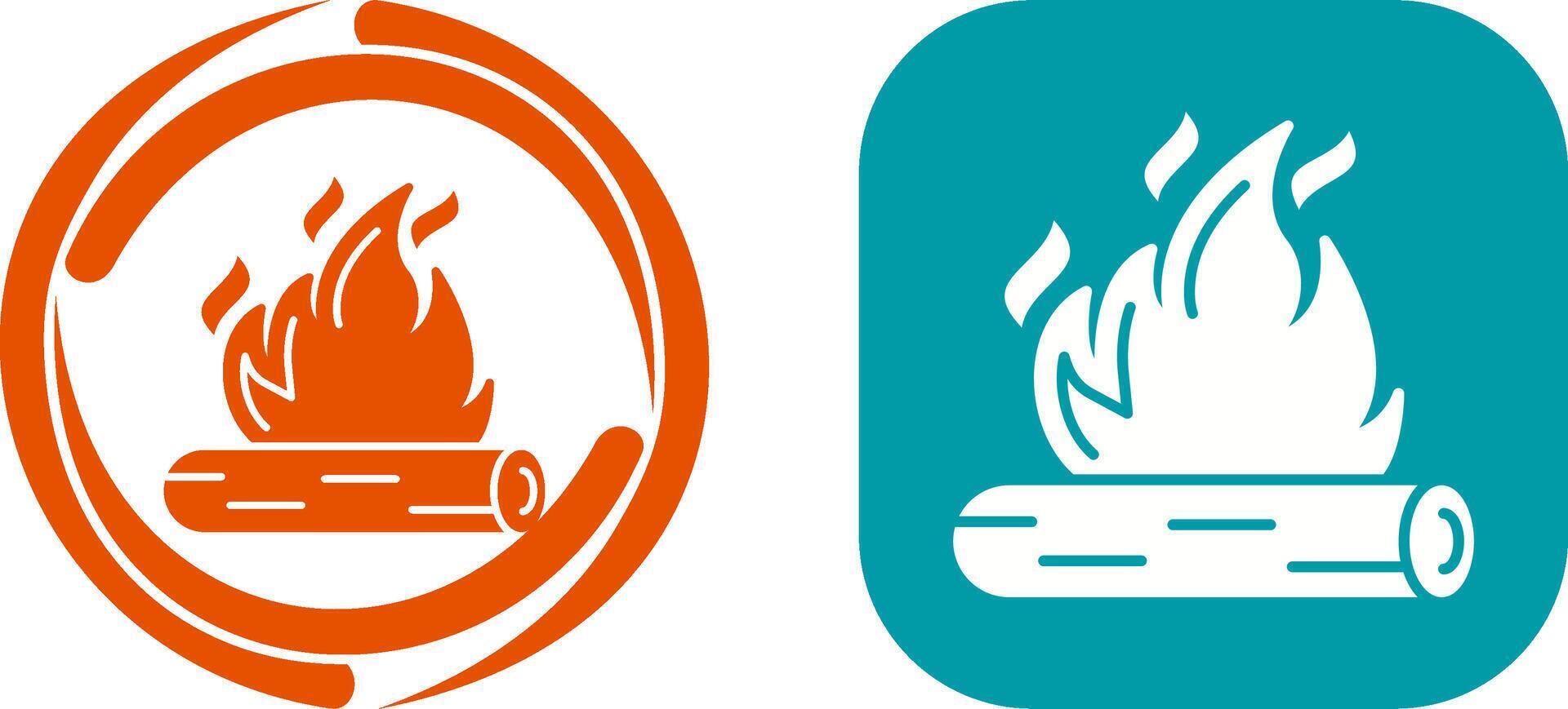 Bonfire Icon Design vector