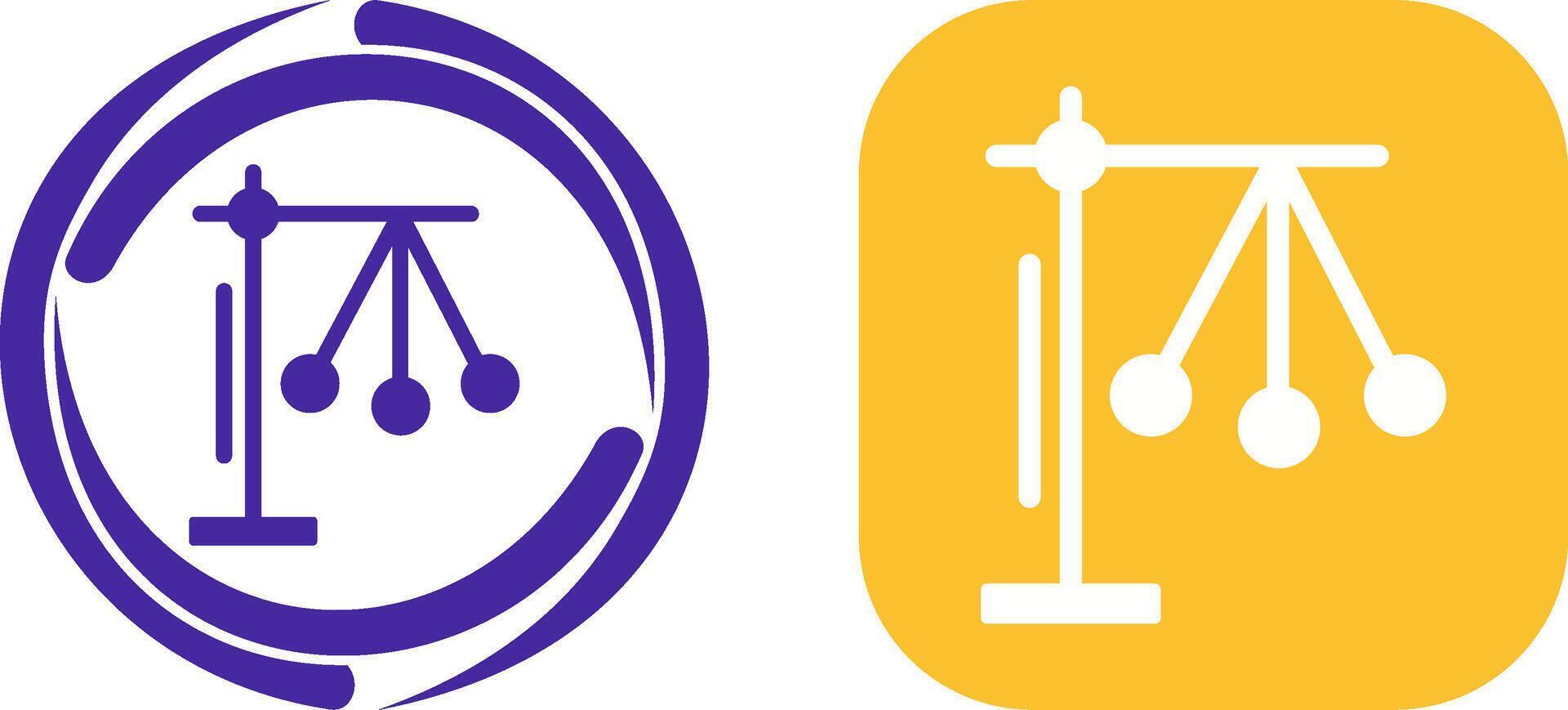 Pendulum Icon Design vector