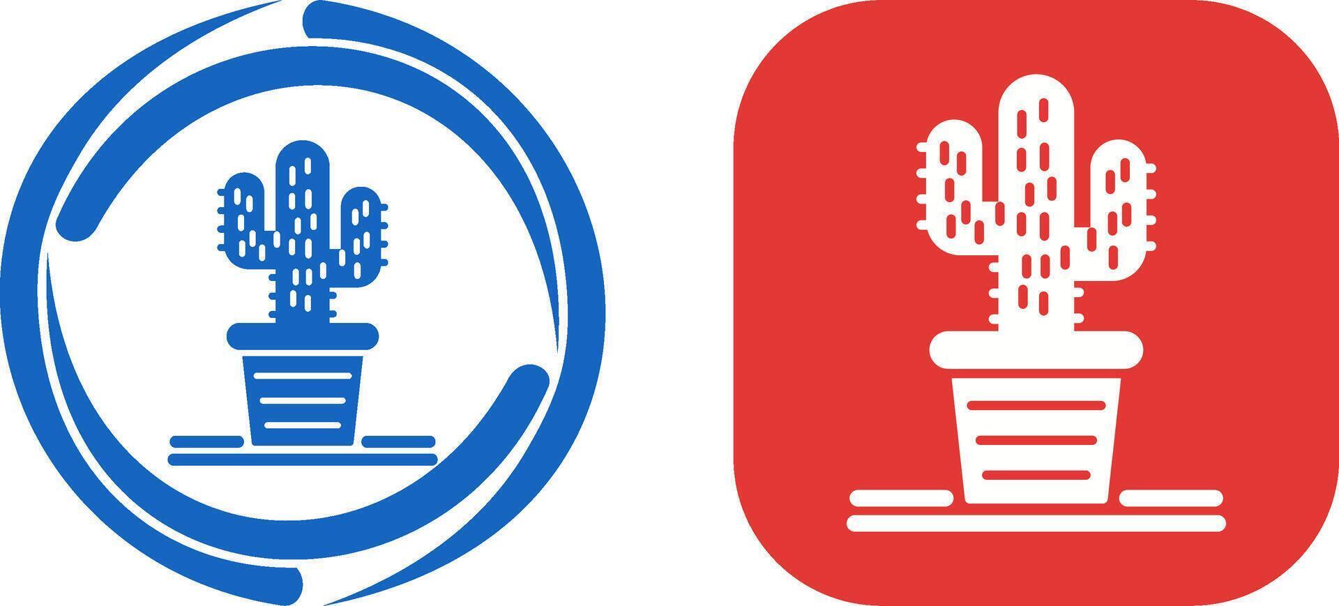 Cactus Icon Design vector