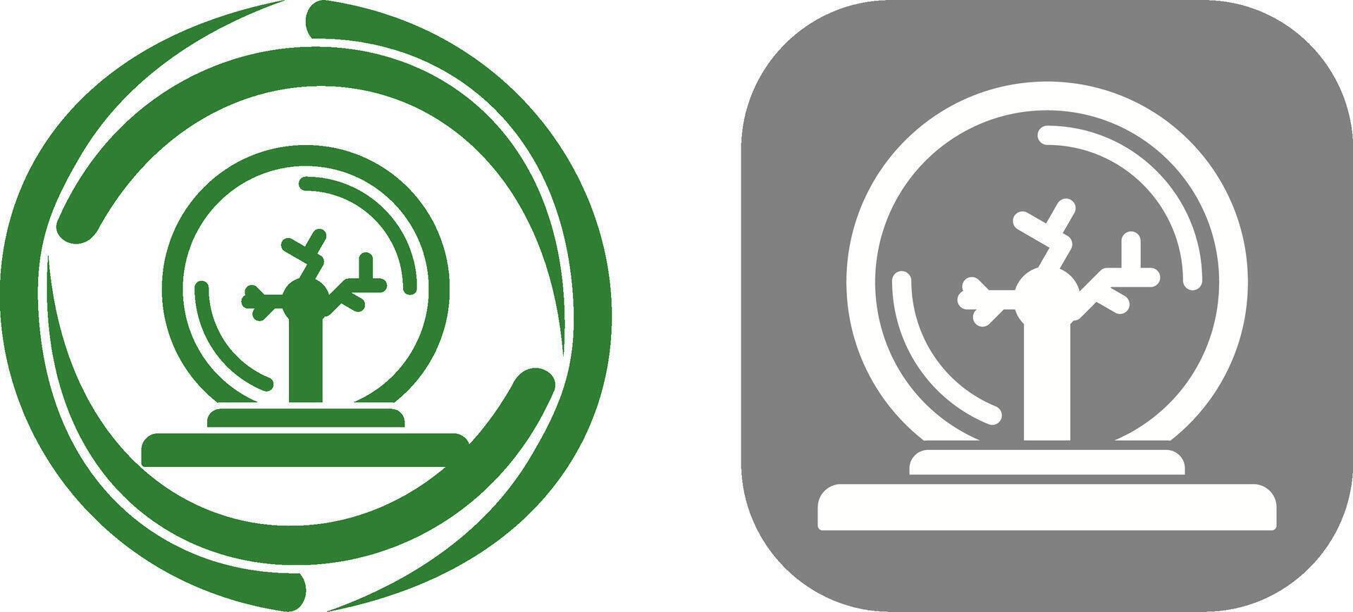 Plasma Ball Icon Design vector