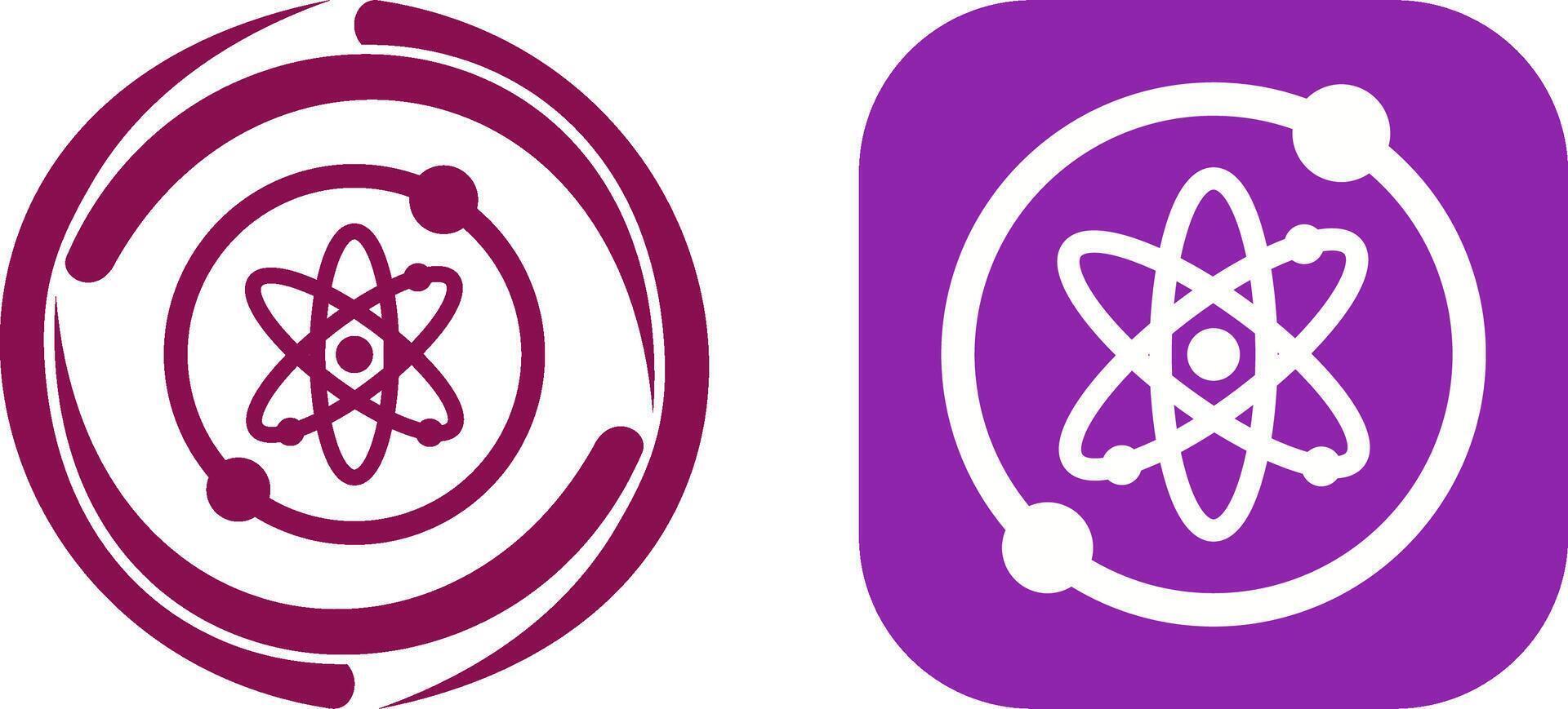 Proton Icon Design vector