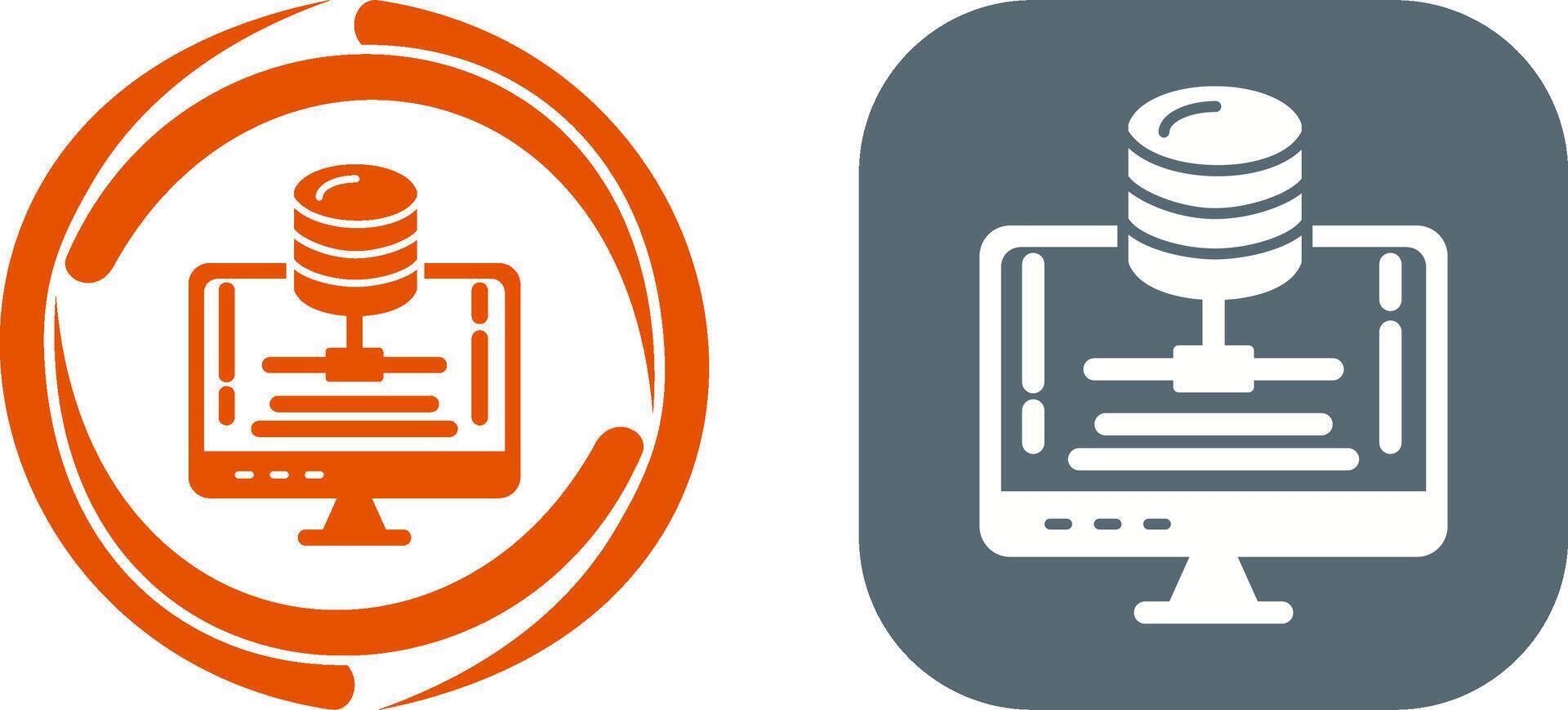 Server Icon Design vector