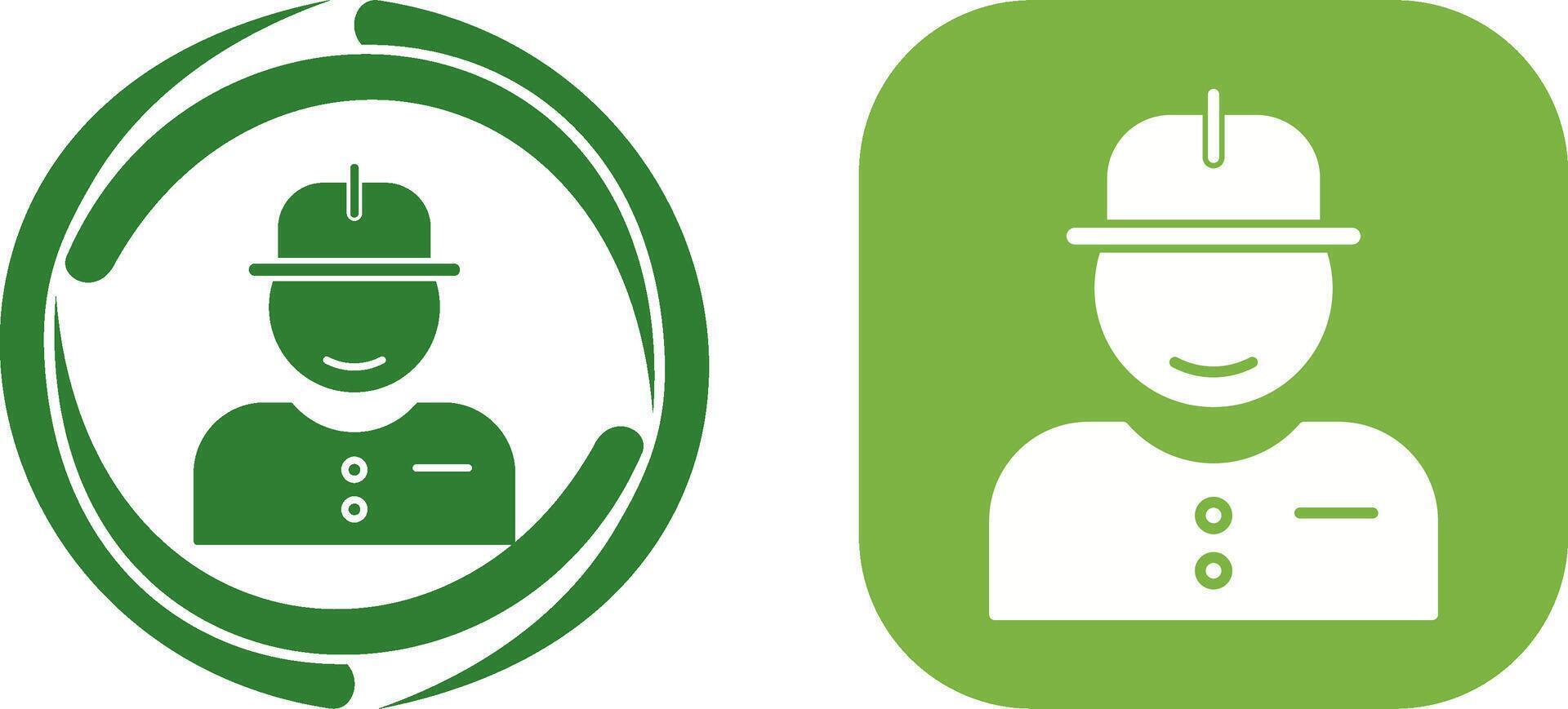 Worker Icon Design vector