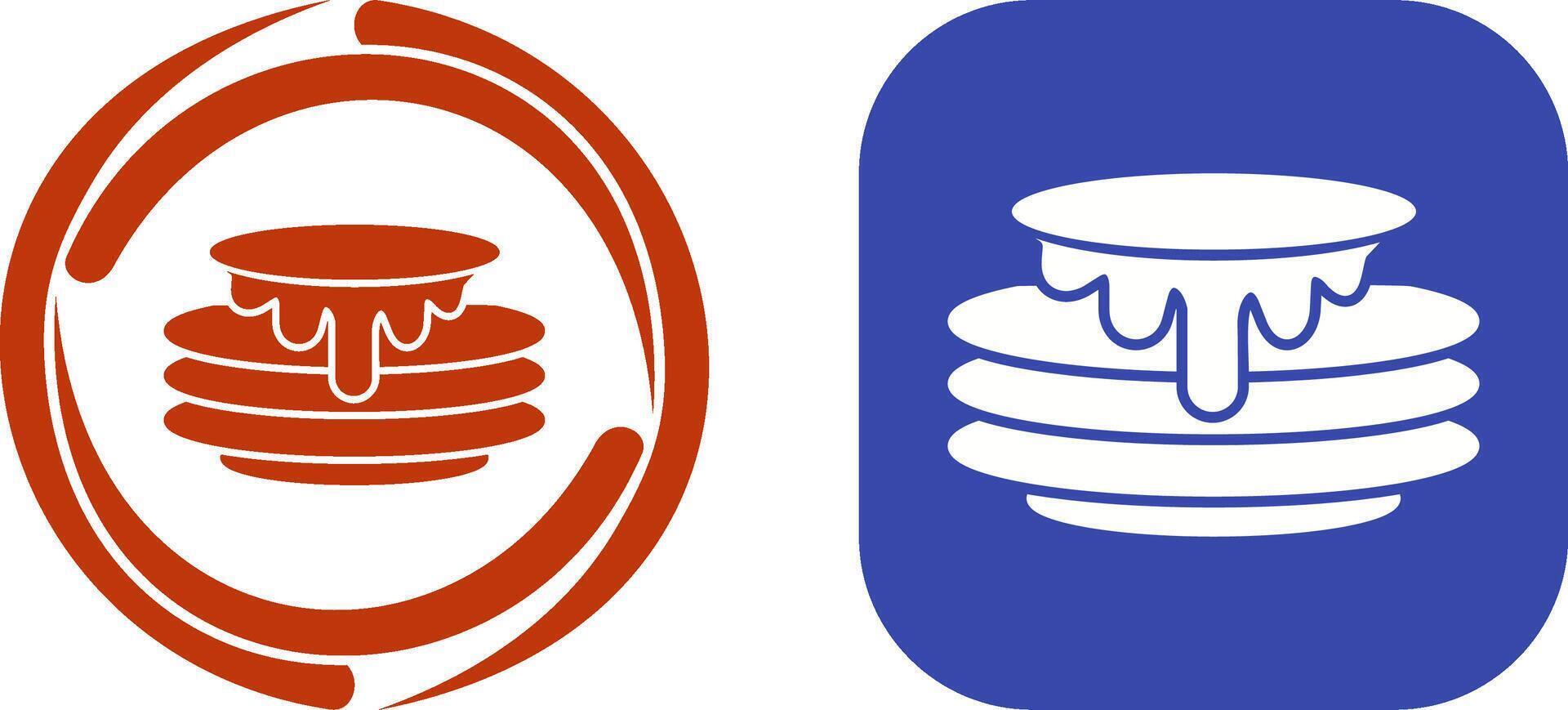 Pancake Icon Design vector