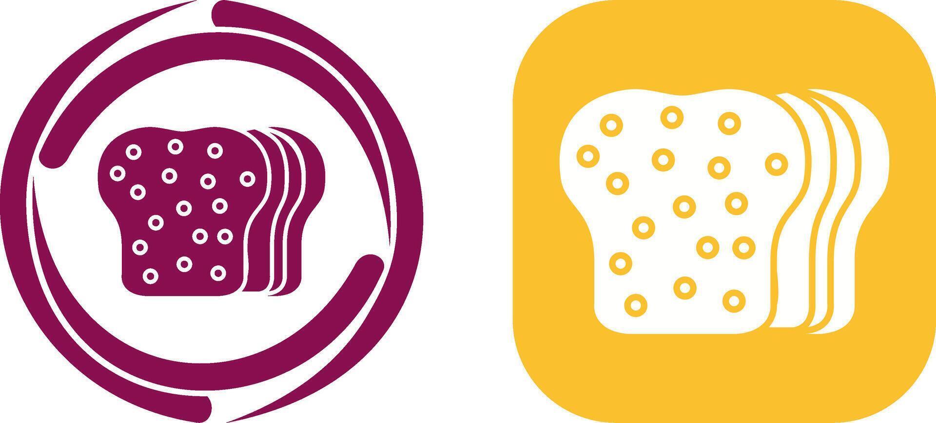 Bread Icon Design vector