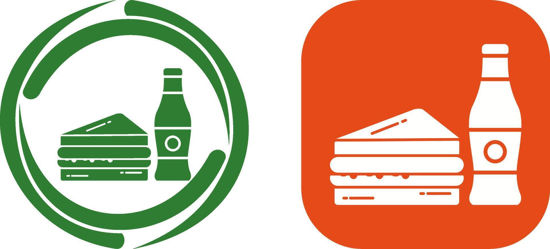 Junk Food Icon Design vector