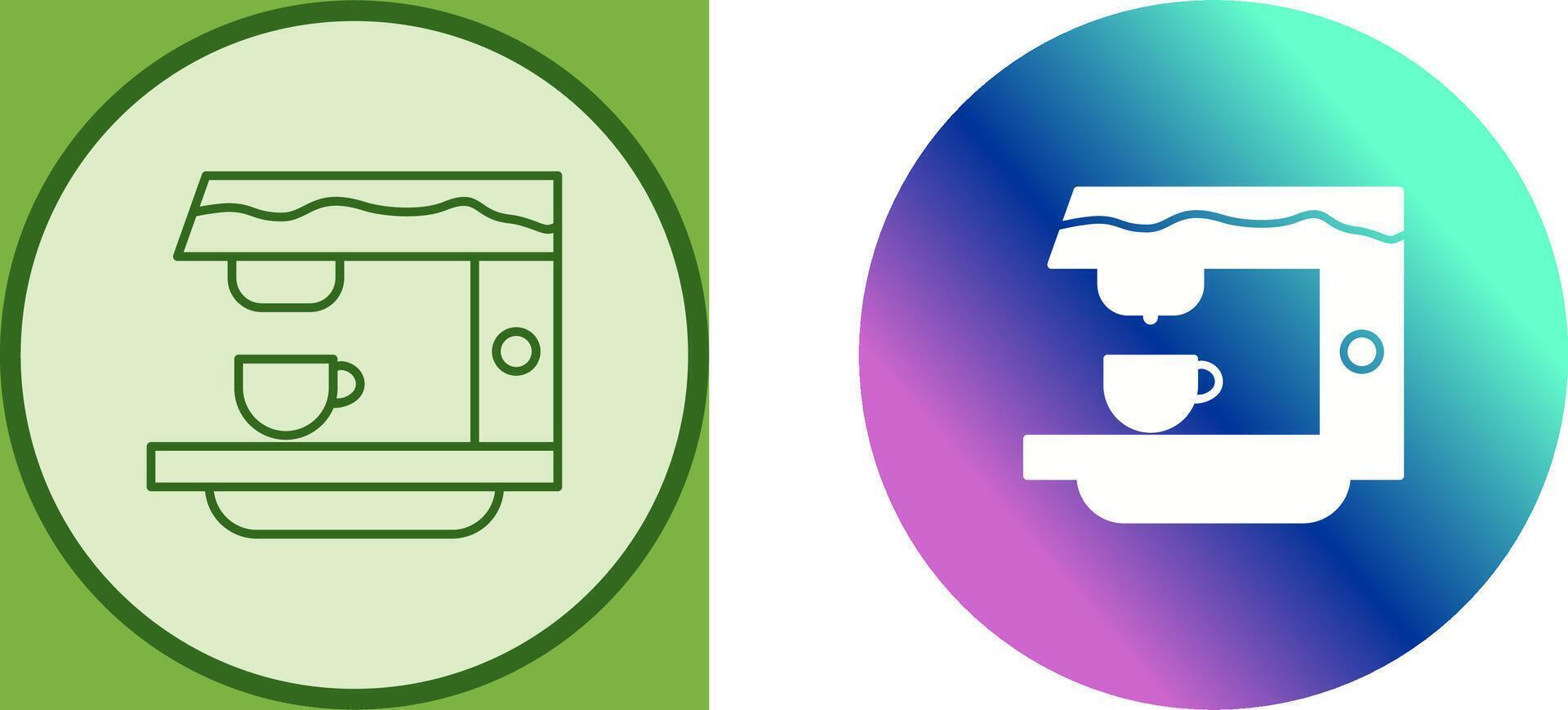 Coffee Machine Icon Design vector