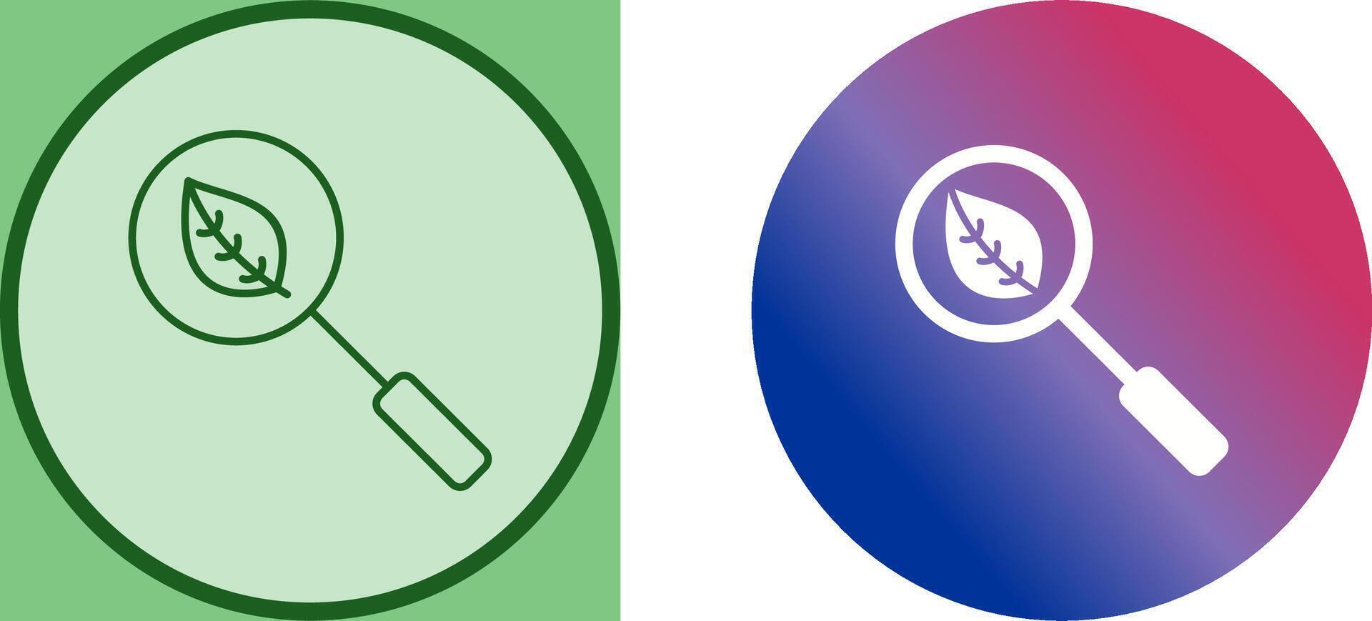 Unique Organic Search Icon Design vector