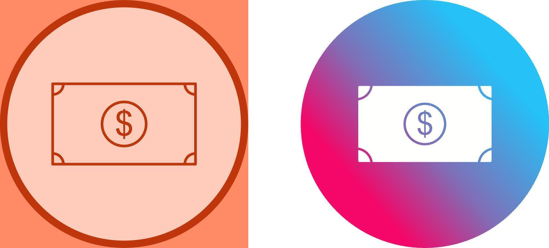 Unique Dollar Icon Design vector