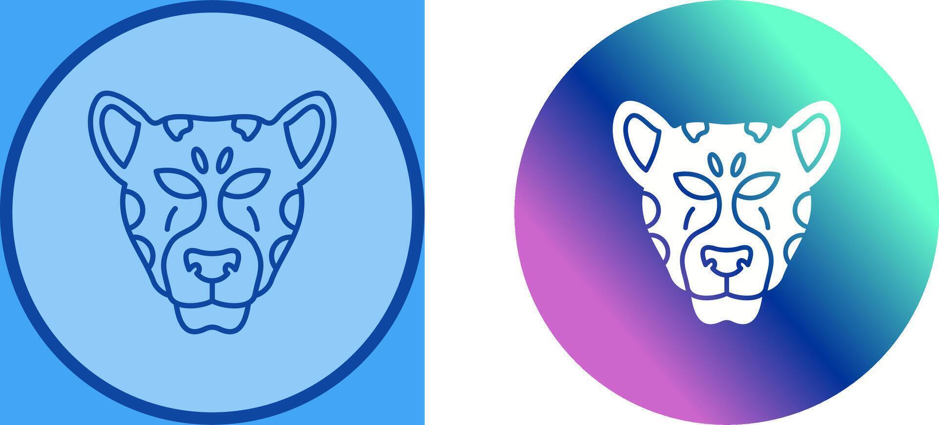 leopard Icon Design vector