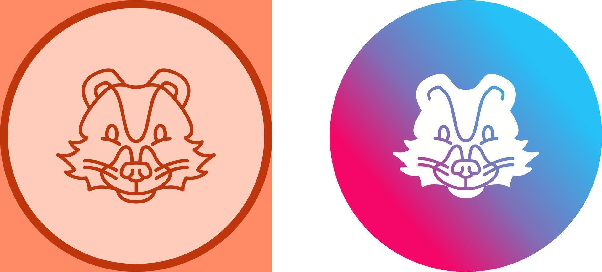 Skunk Icon Design vector