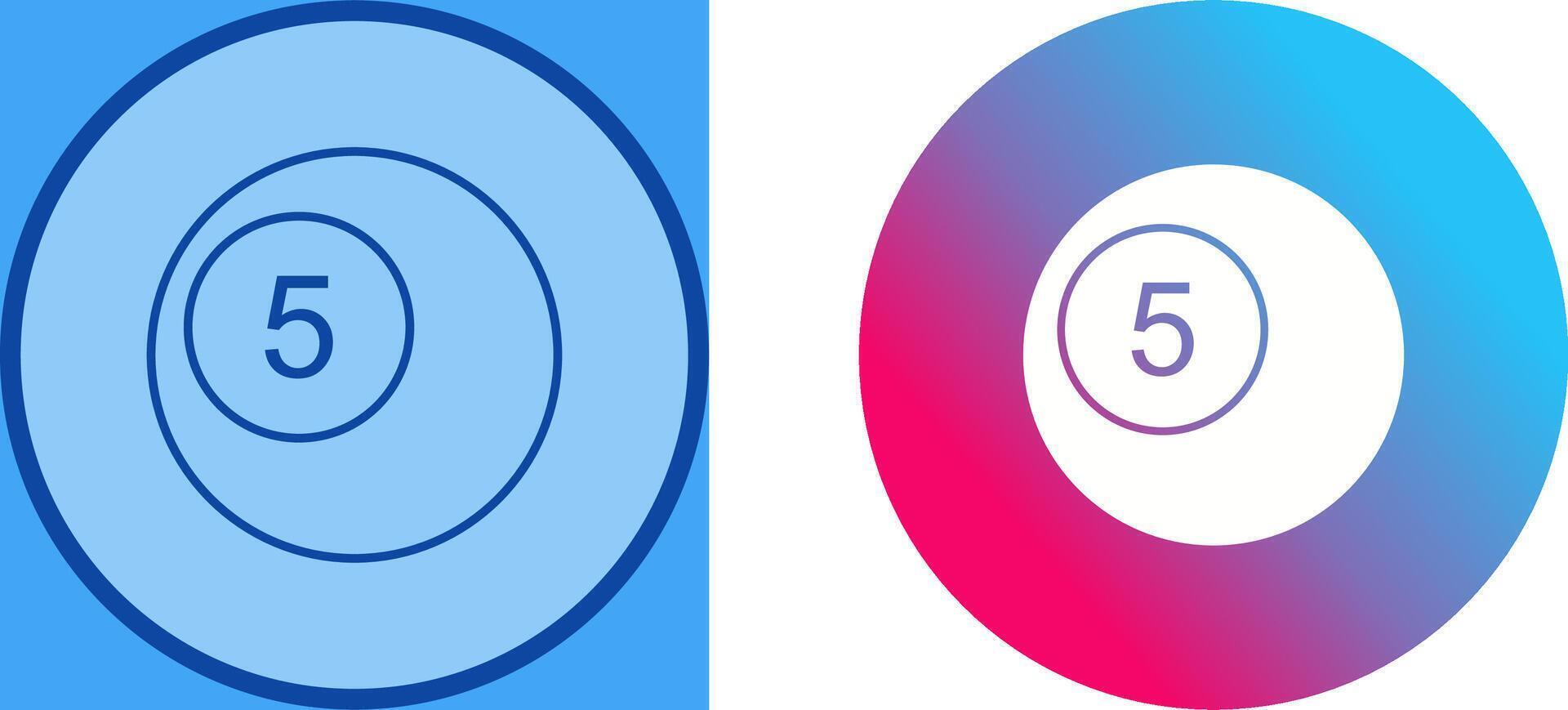 Pool Balls Icon Design vector
