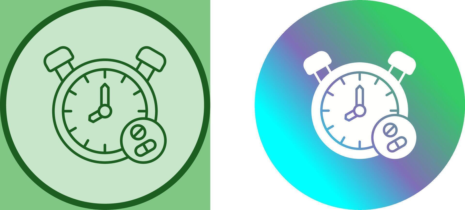 Clock Icon Design vector