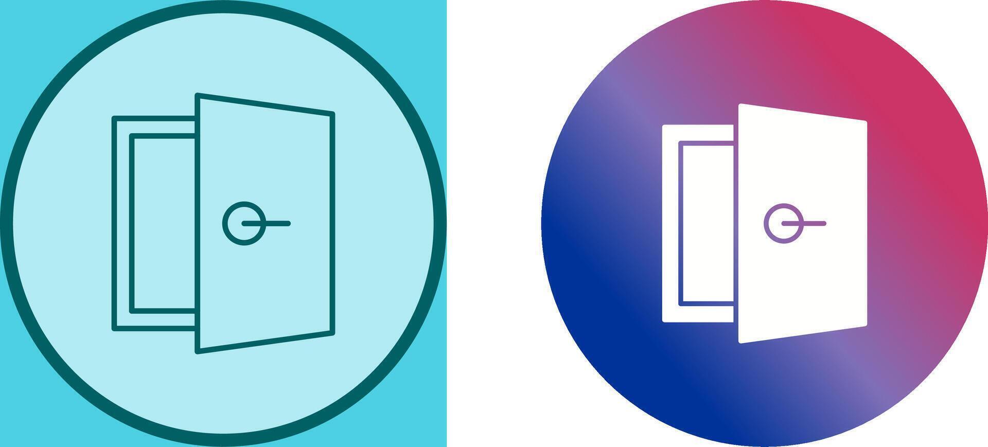 Door Icon Design vector