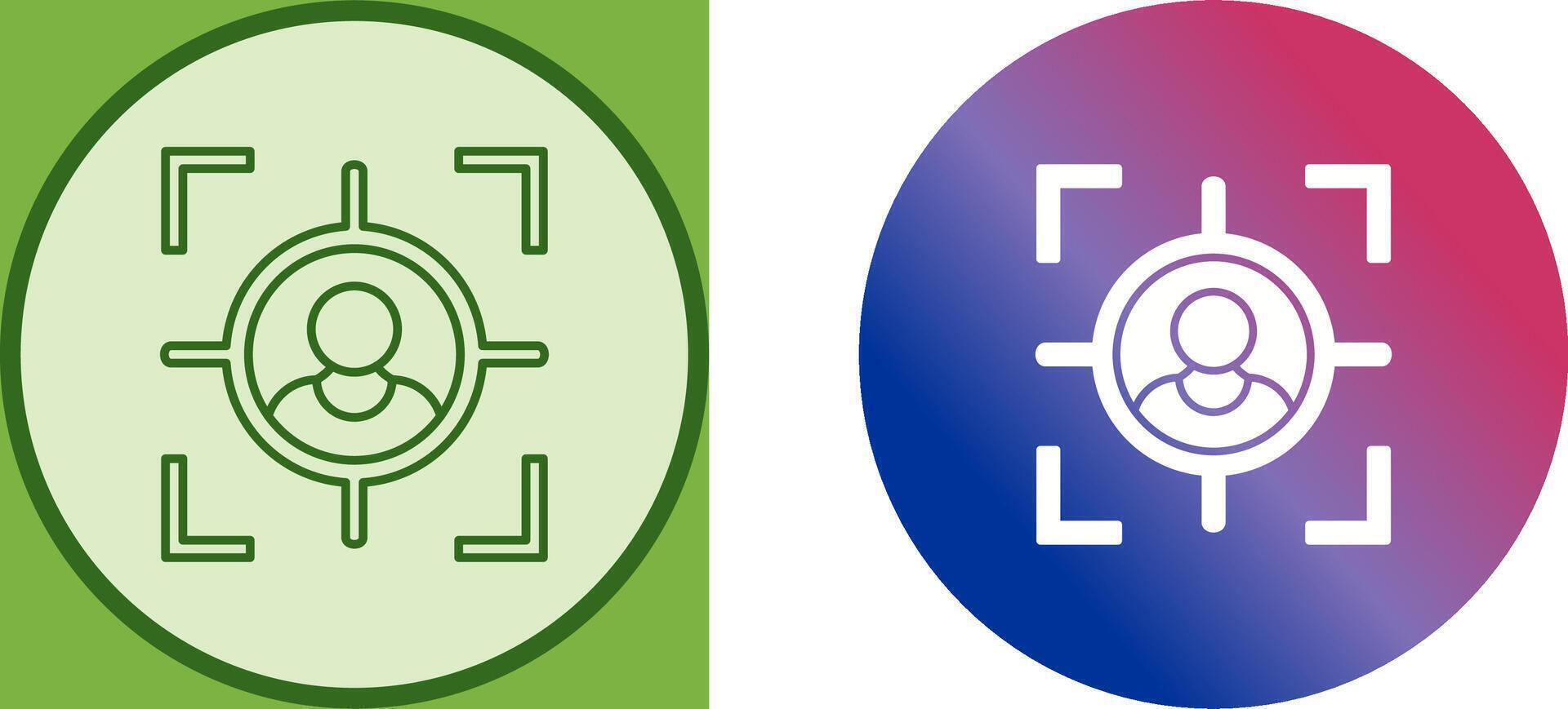 Target Icon Design vector