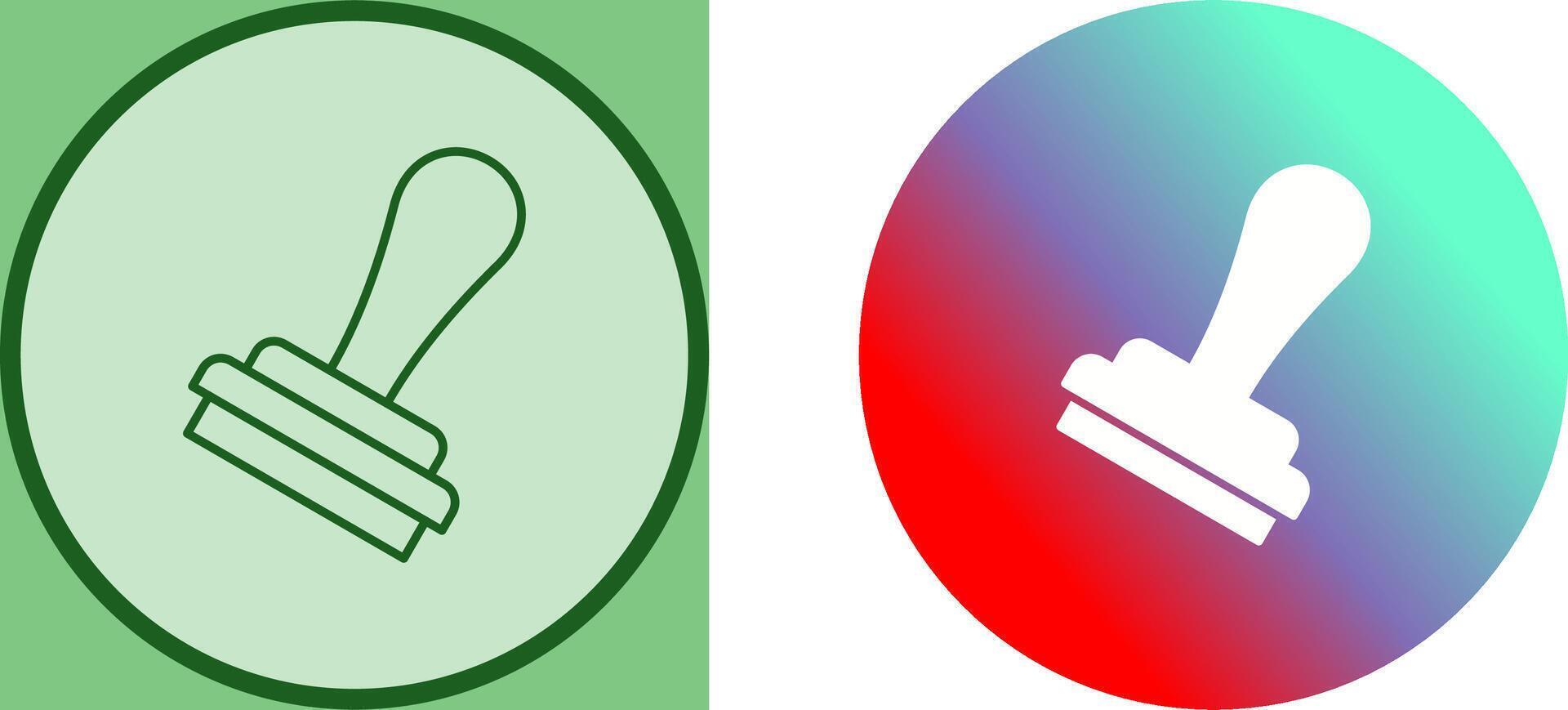 Stamp Icon Design vector