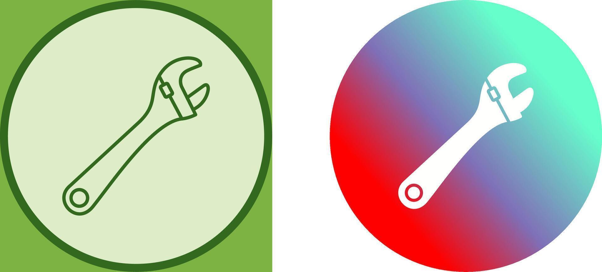 Wrench Icon Design vector