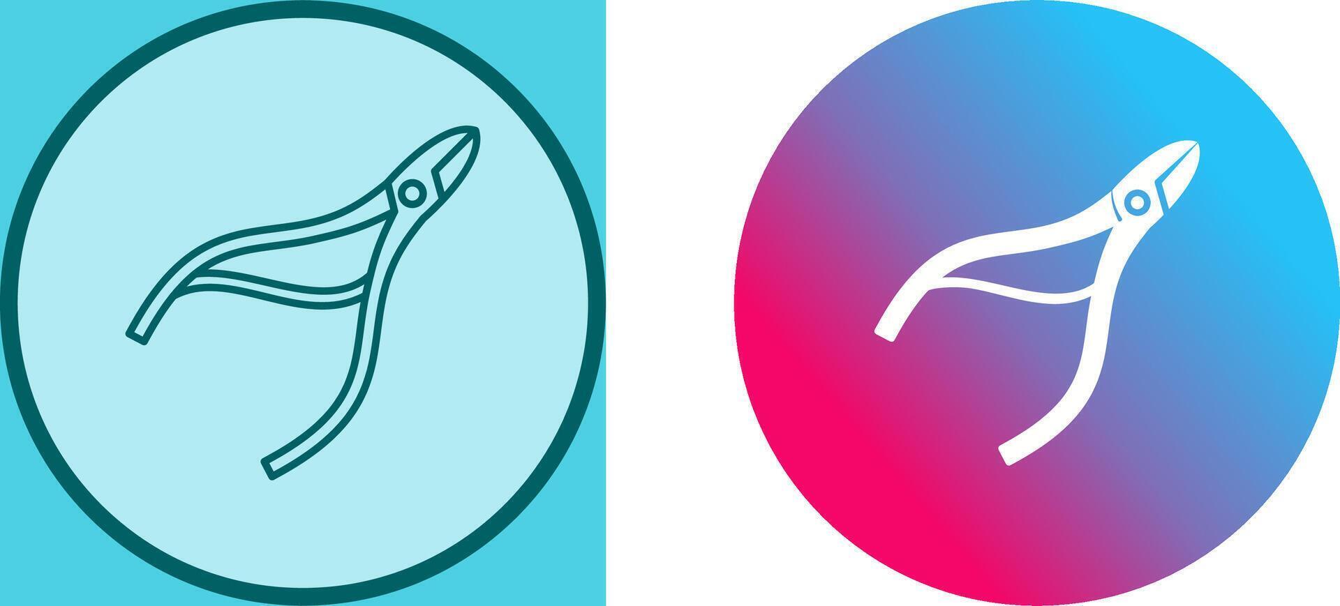 Nippers Icon Design vector