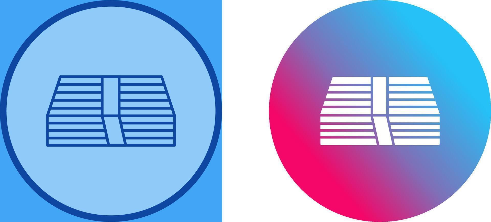 Pack of Bills Icon Design vector