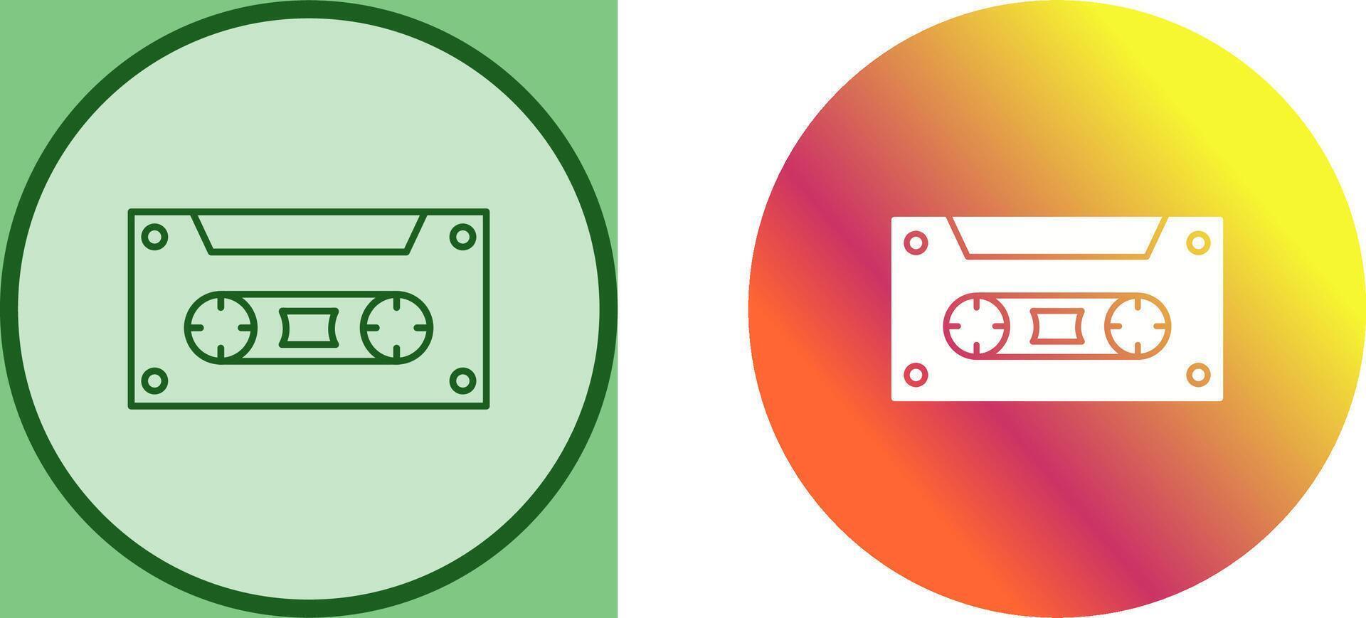 Casette Icon Design vector