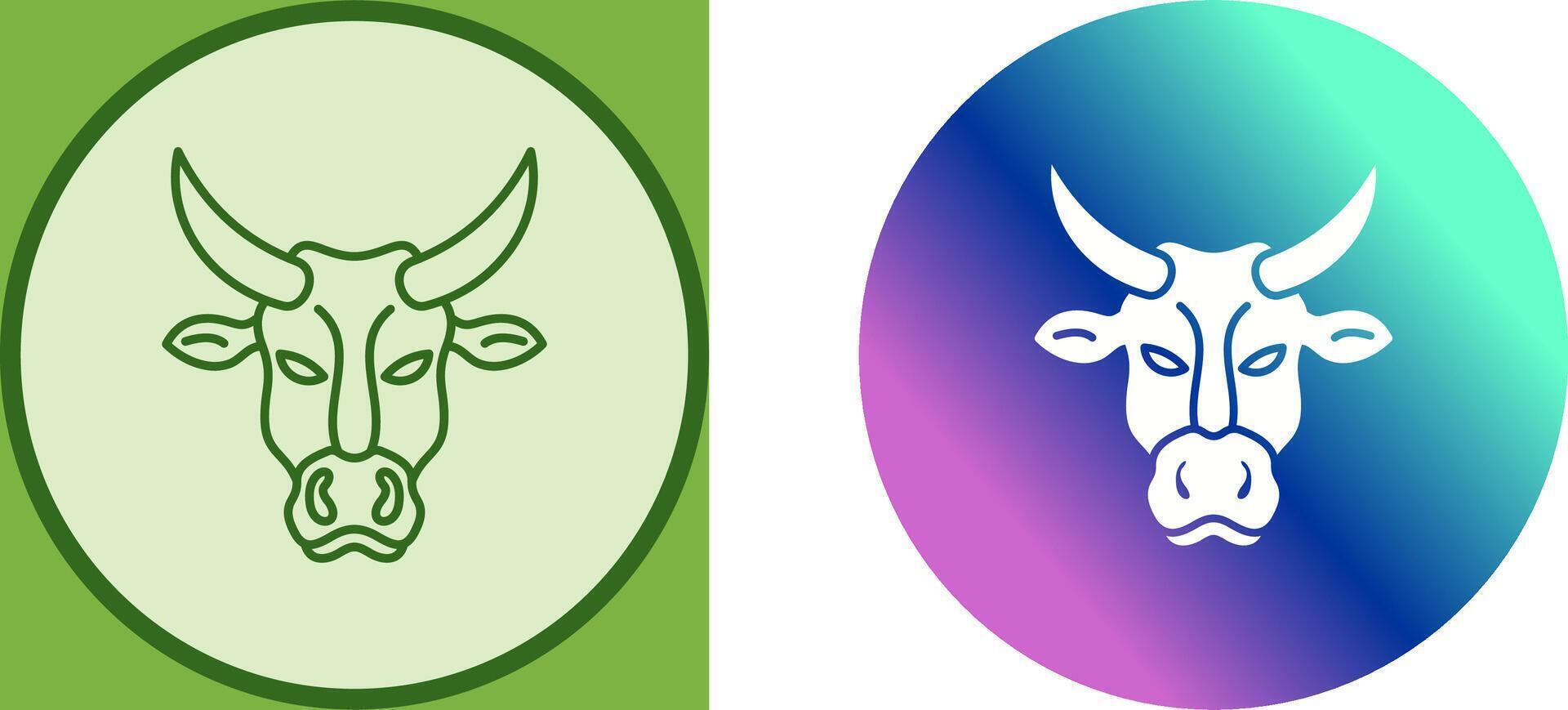 Cow Icon Design vector